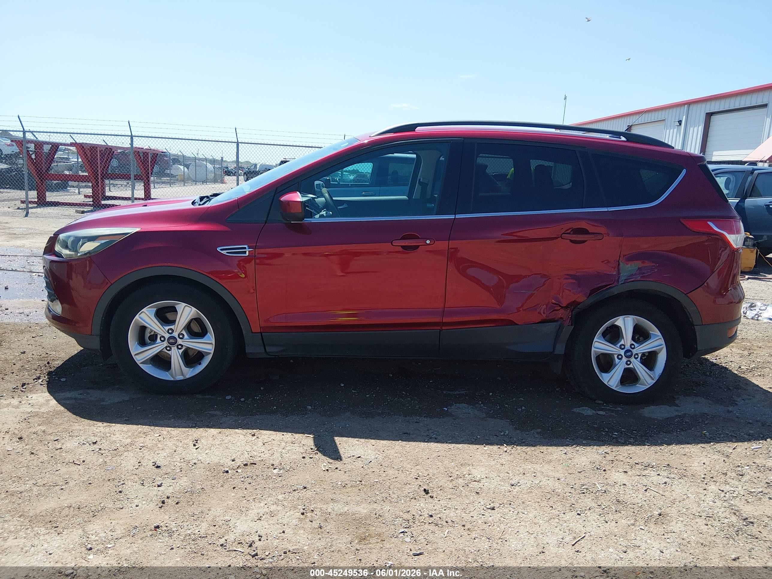 2014 Ford Escape Se Red vin: 1FMCU0GX5EUA27291