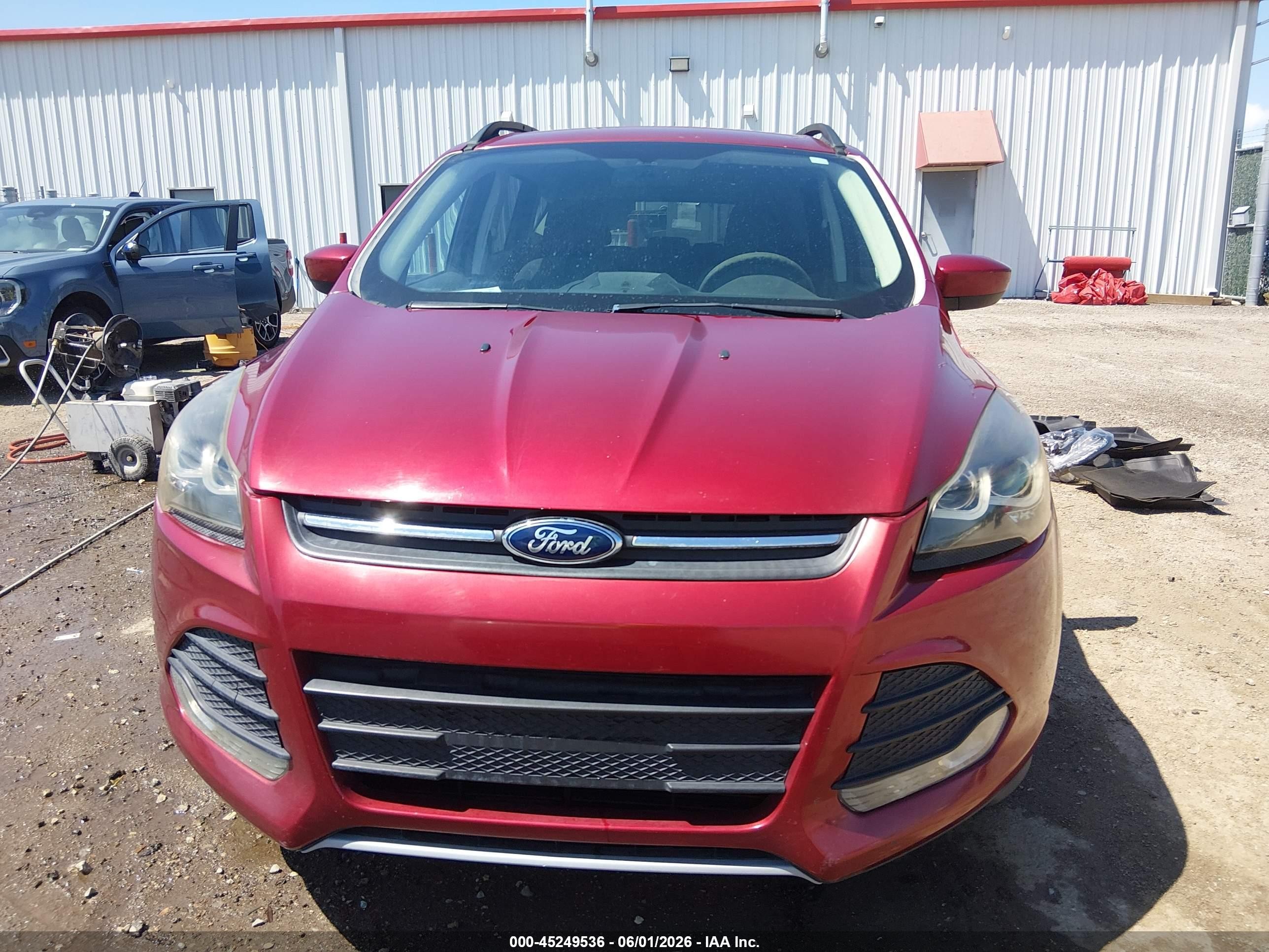 2014 Ford Escape Se Red vin: 1FMCU0GX5EUA27291