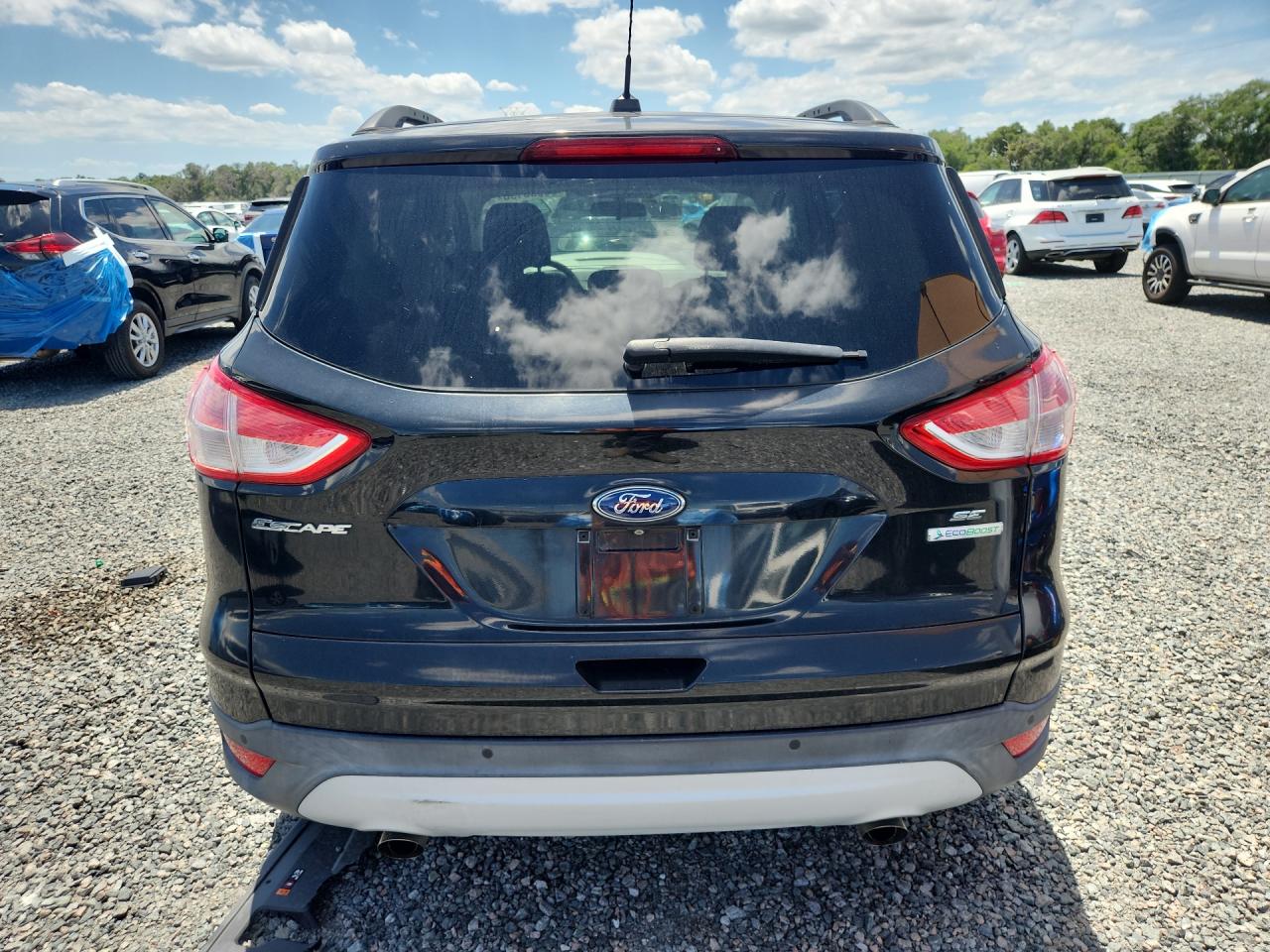 2014 Ford Escape Se Black vin: 1FMCU0GX5EUA28022