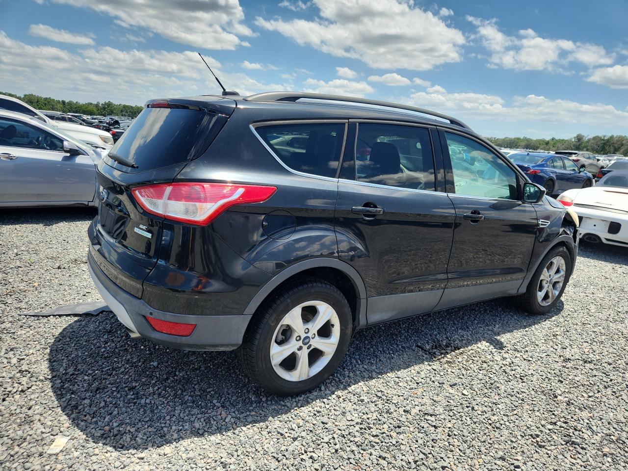 2014 Ford Escape Se Black vin: 1FMCU0GX5EUA28022