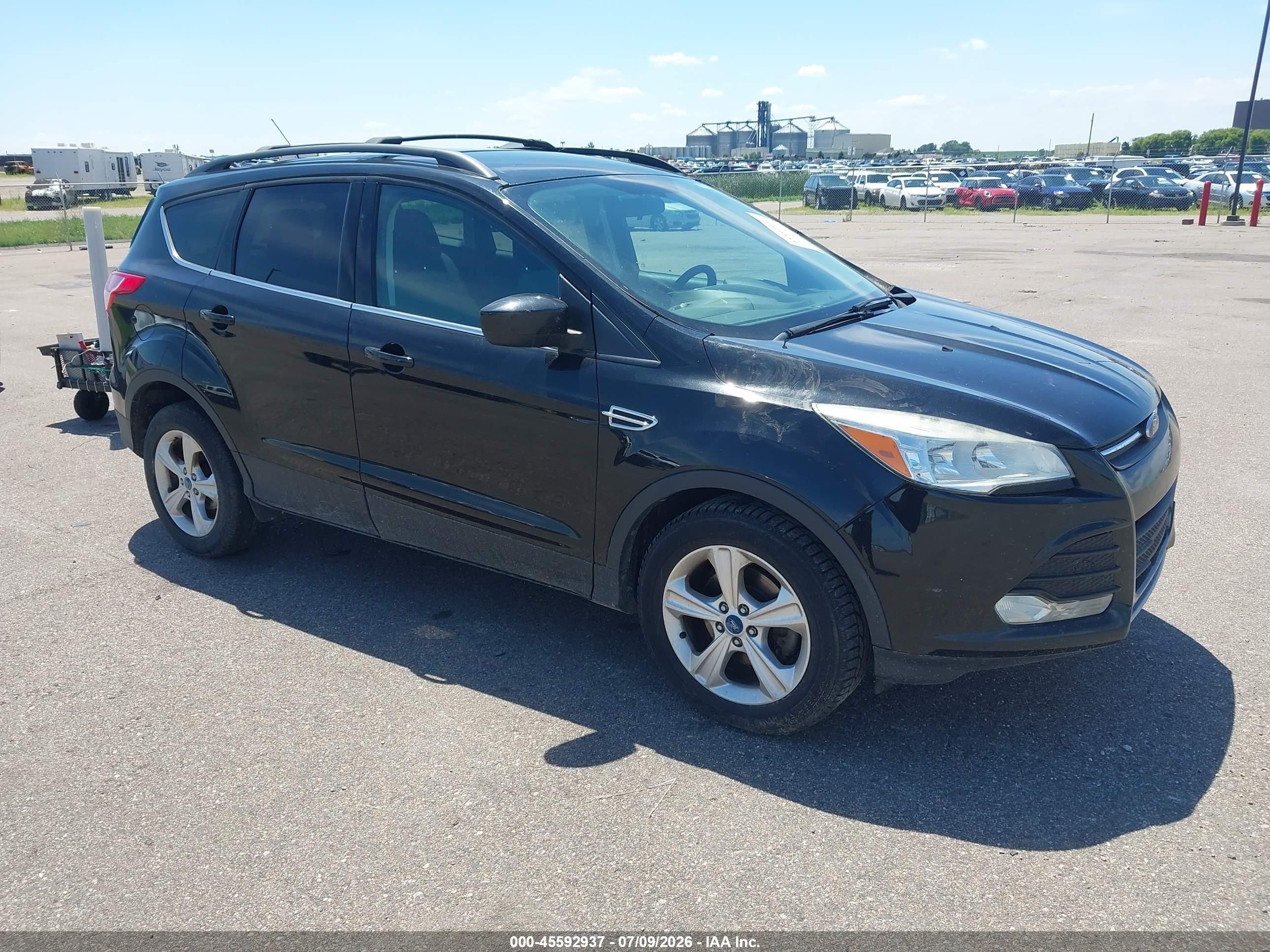 2014 Ford Escape Se Black vin: 1FMCU0GX5EUA28831