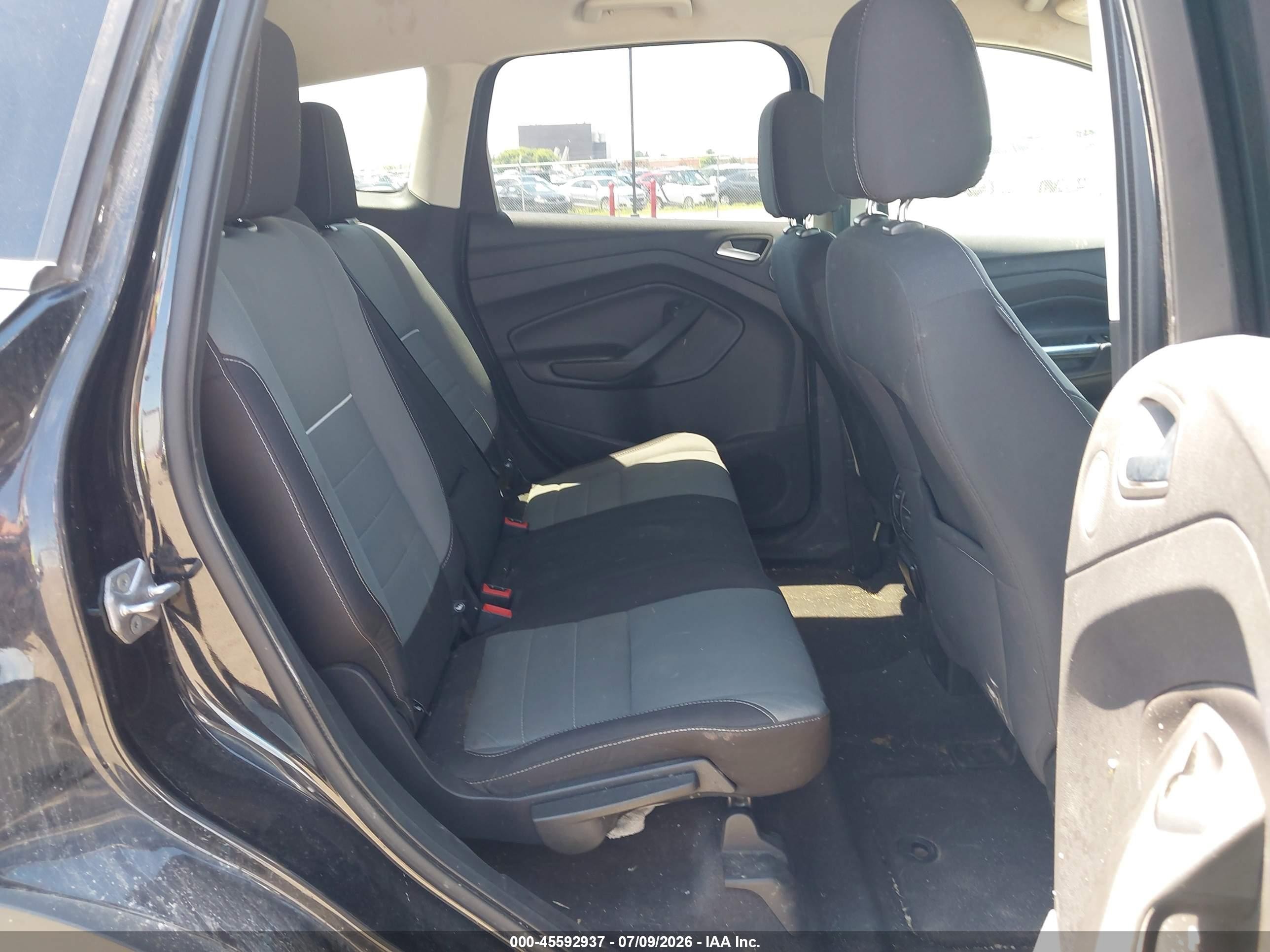 2014 Ford Escape Se Black vin: 1FMCU0GX5EUA28831