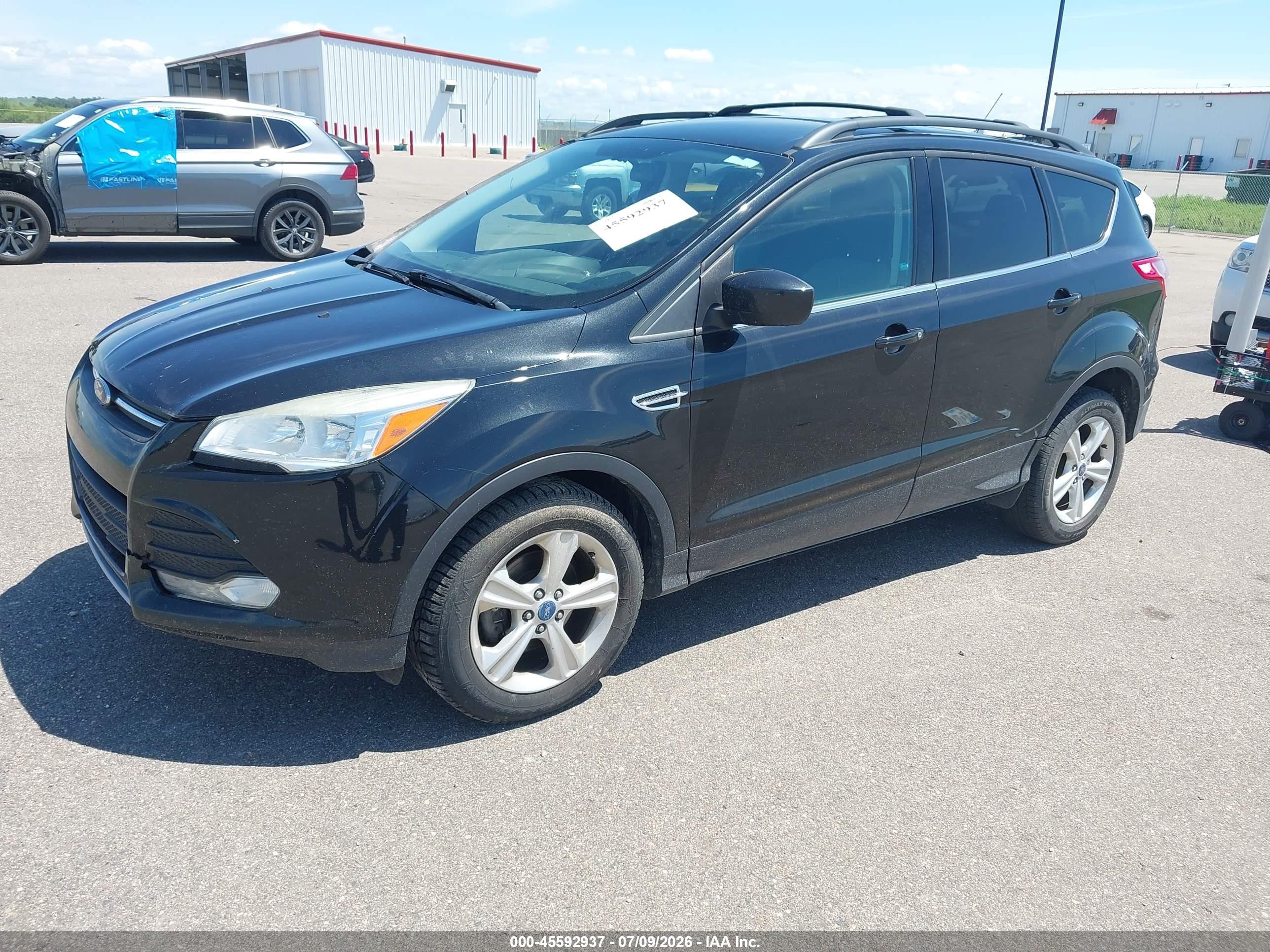 2014 Ford Escape Se Black vin: 1FMCU0GX5EUA28831