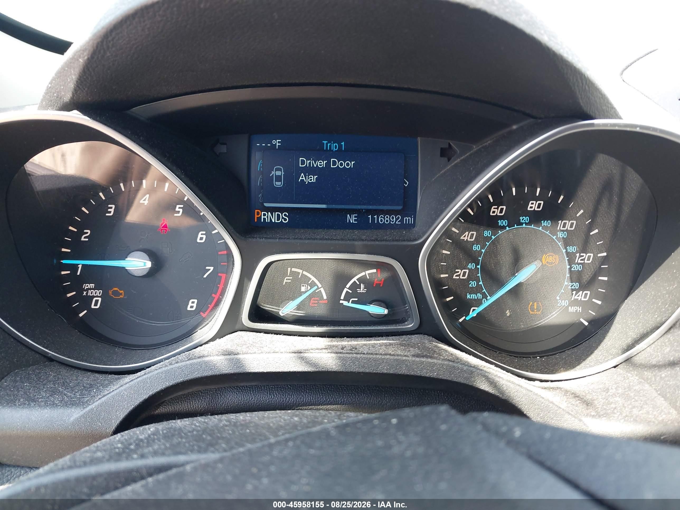 2014 Ford Escape Se Red vin: 1FMCU0GX5EUA37187