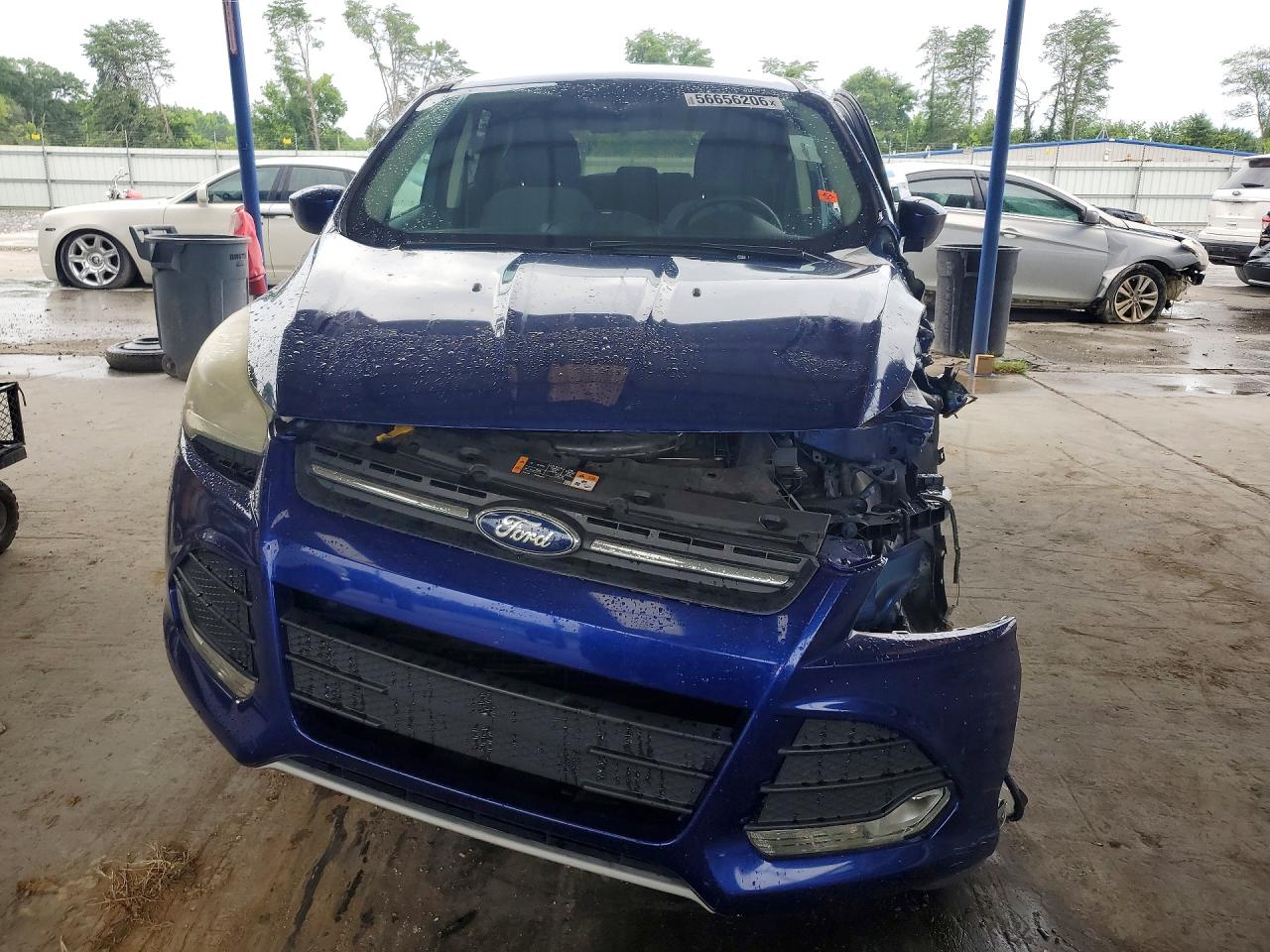 2014 Ford Escape Se Blue vin: 1FMCU0GX5EUA66172