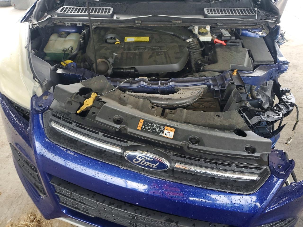 2014 Ford Escape Se Blue vin: 1FMCU0GX5EUA66172