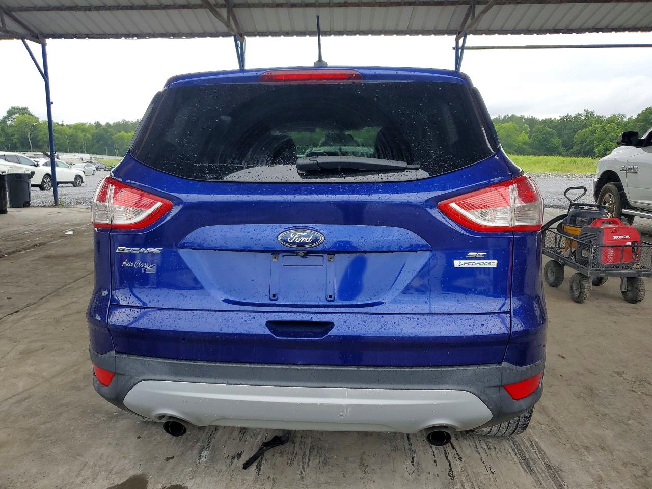 2014 Ford Escape Se Blue vin: 1FMCU0GX5EUA66172