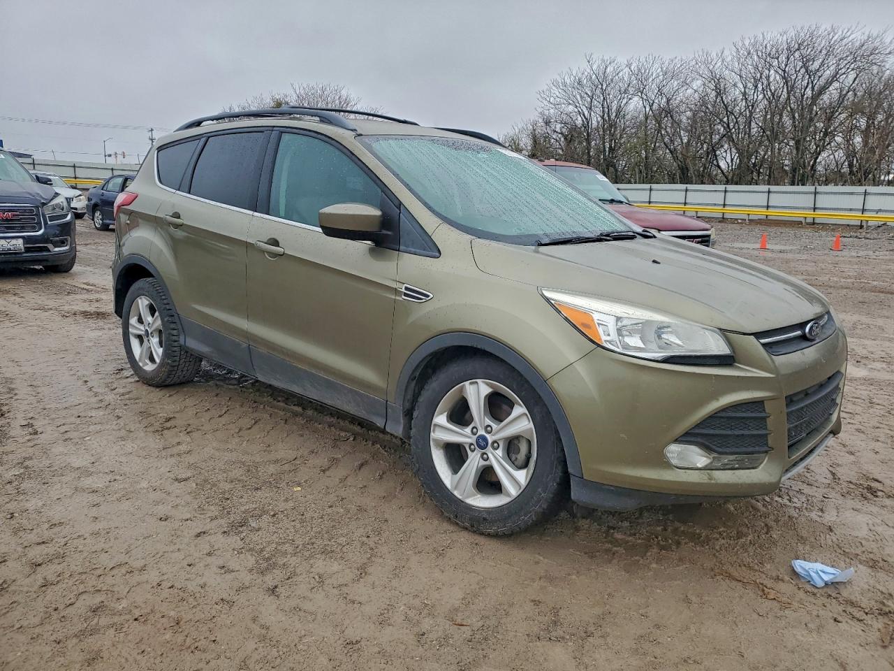 2014 Ford Escape Se Green vin: 1FMCU0GX5EUA77107