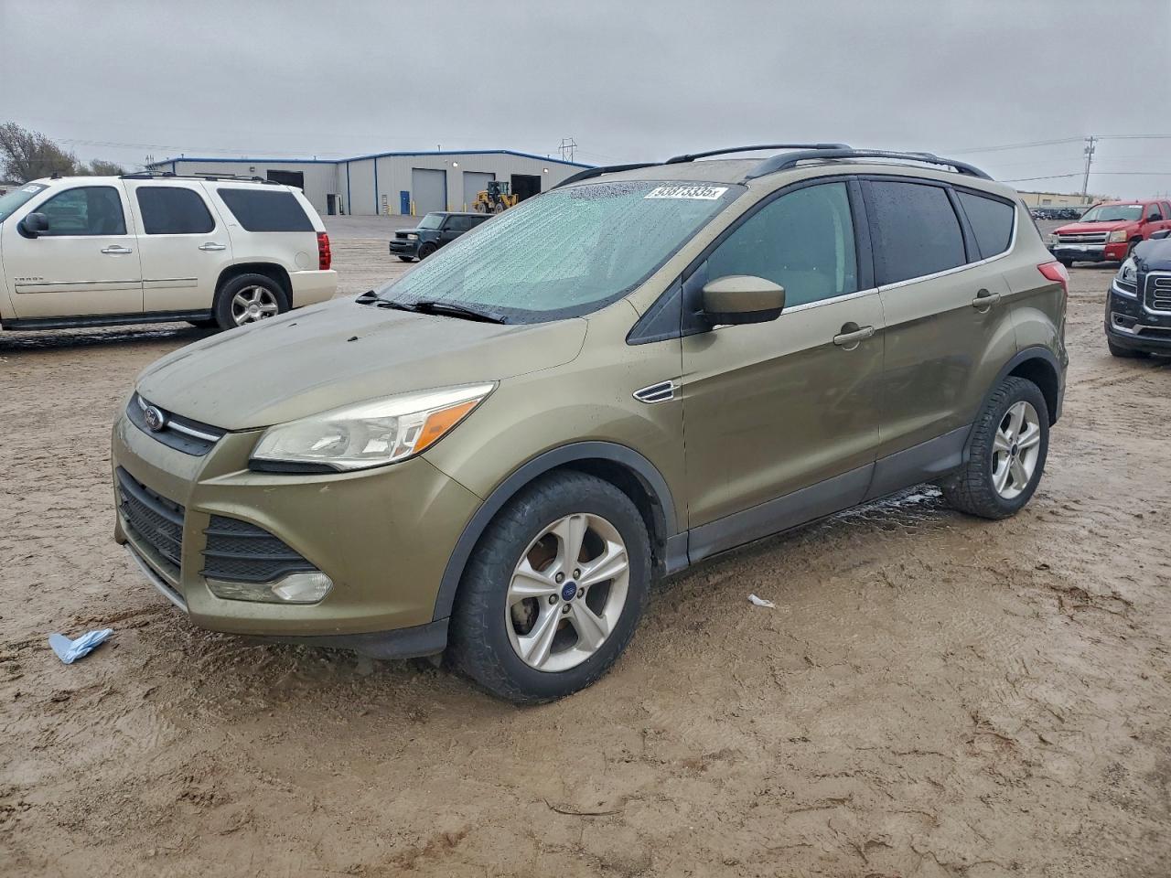 2014 Ford Escape Se Green vin: 1FMCU0GX5EUA77107