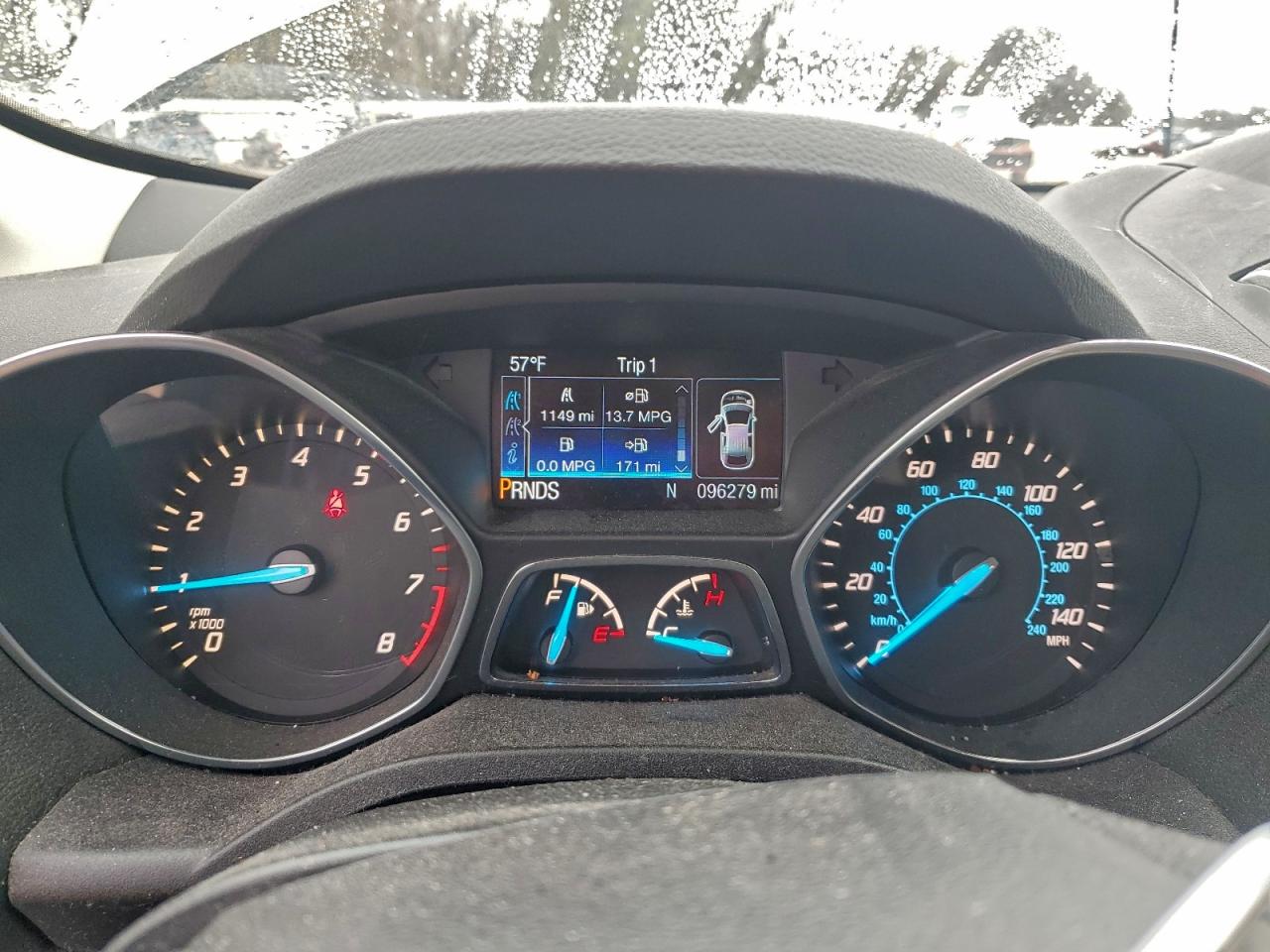 2014 Ford Escape Se Green vin: 1FMCU0GX5EUA77107
