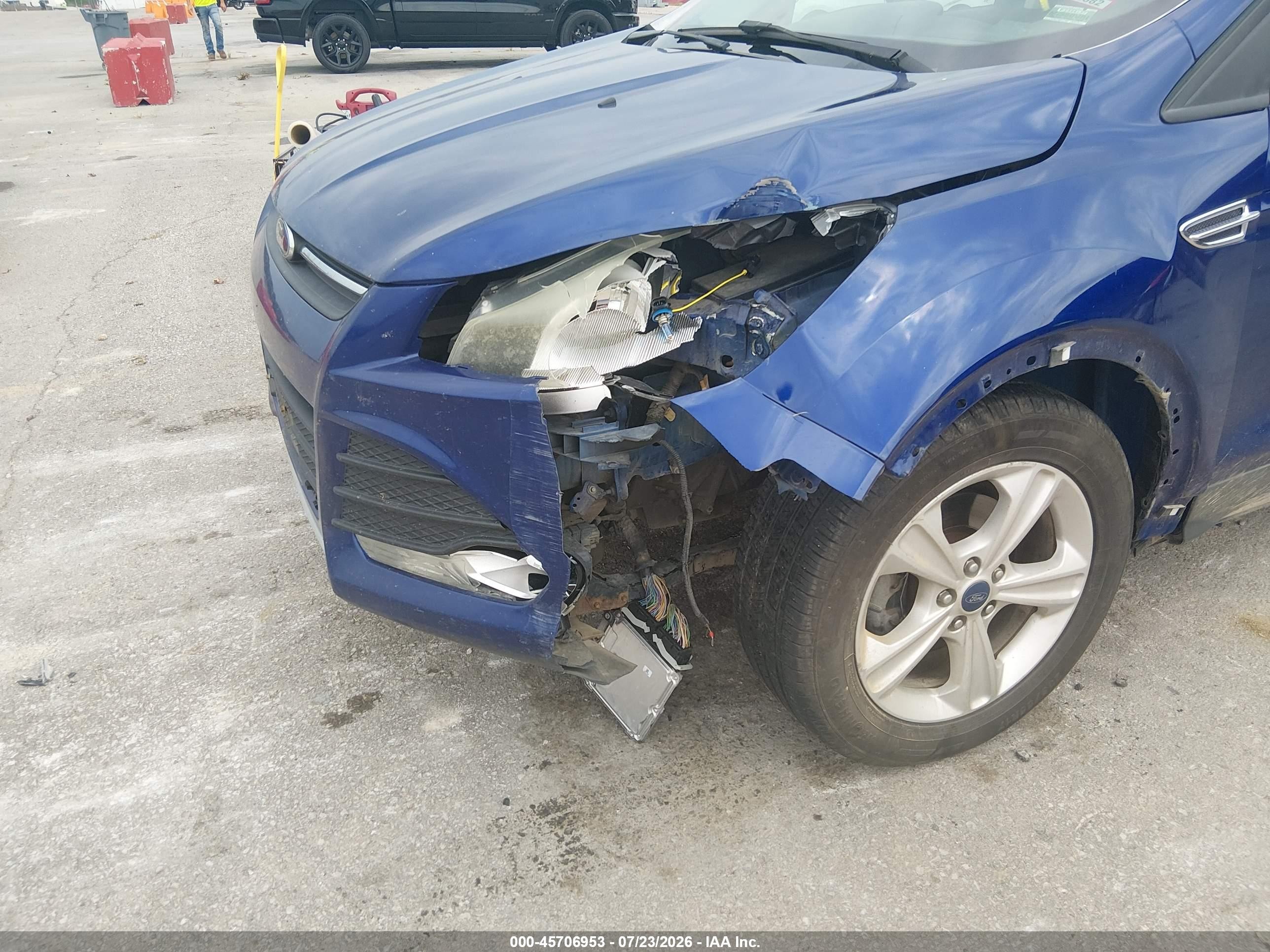 2014 Ford Escape Se Blue vin: 1FMCU0GX5EUA78970