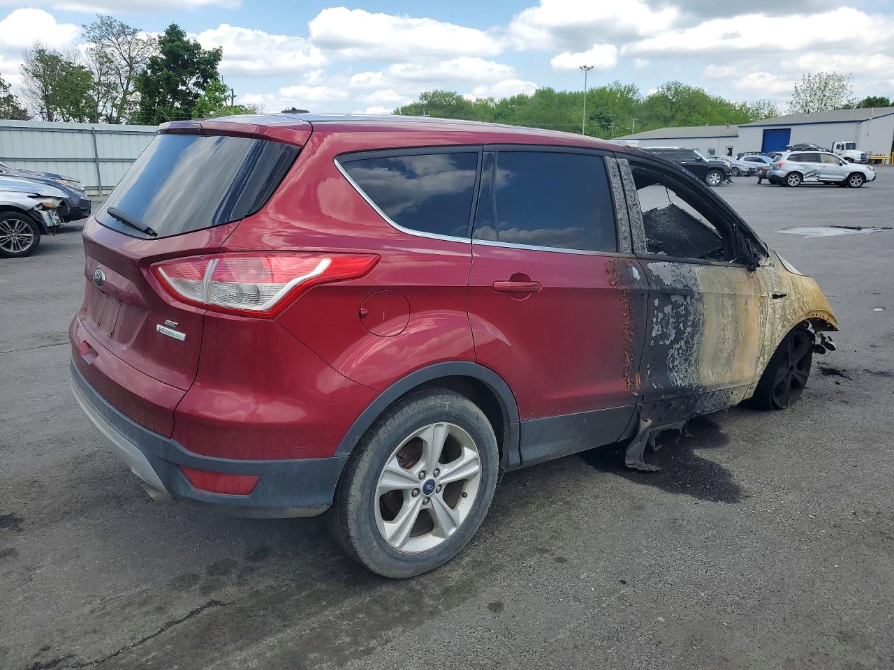 2014 Ford Escape Se Red vin: 1FMCU0GX5EUA81187