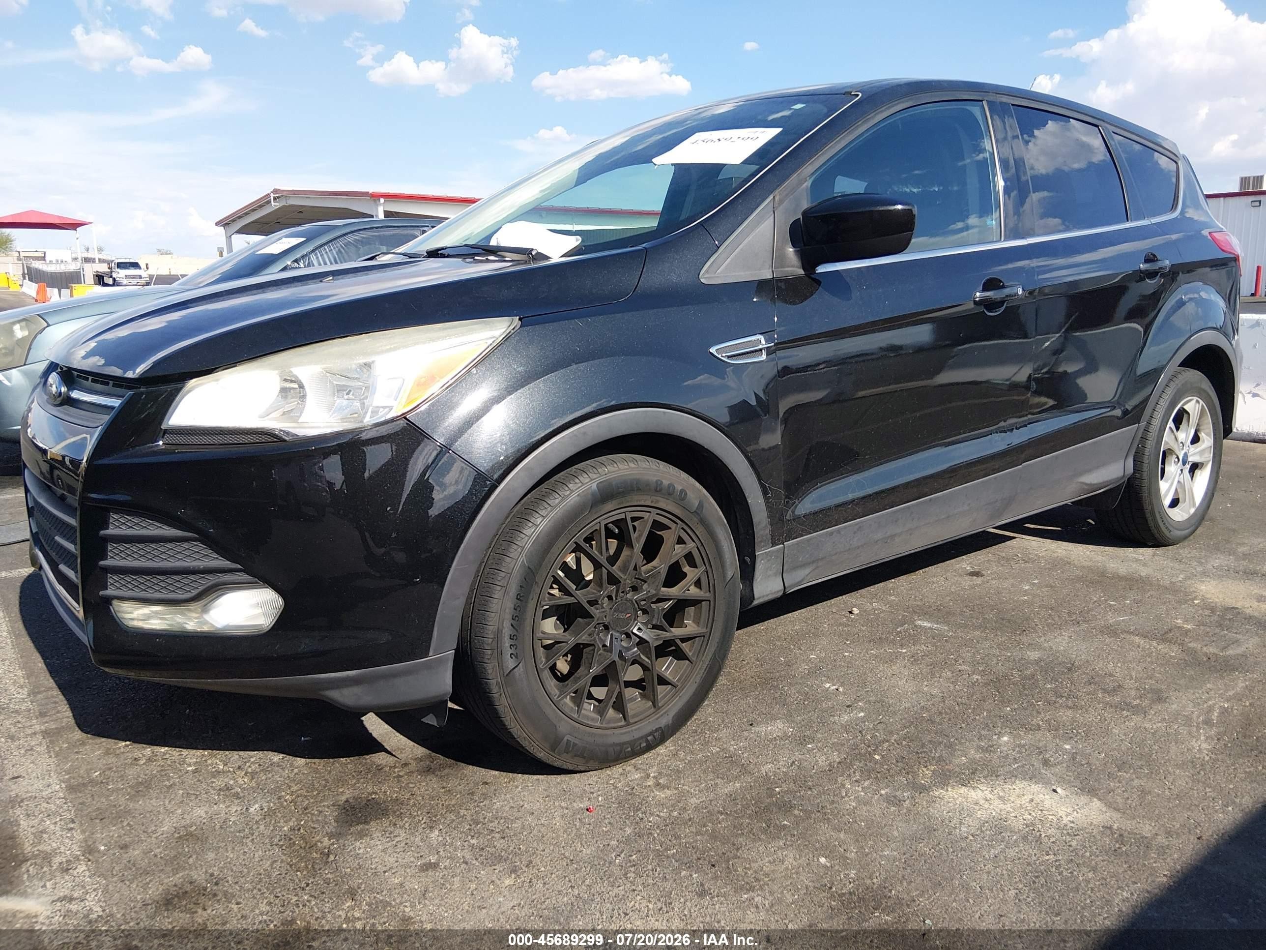 2014 Ford Escape Se Black vin: 1FMCU0GX5EUA94229