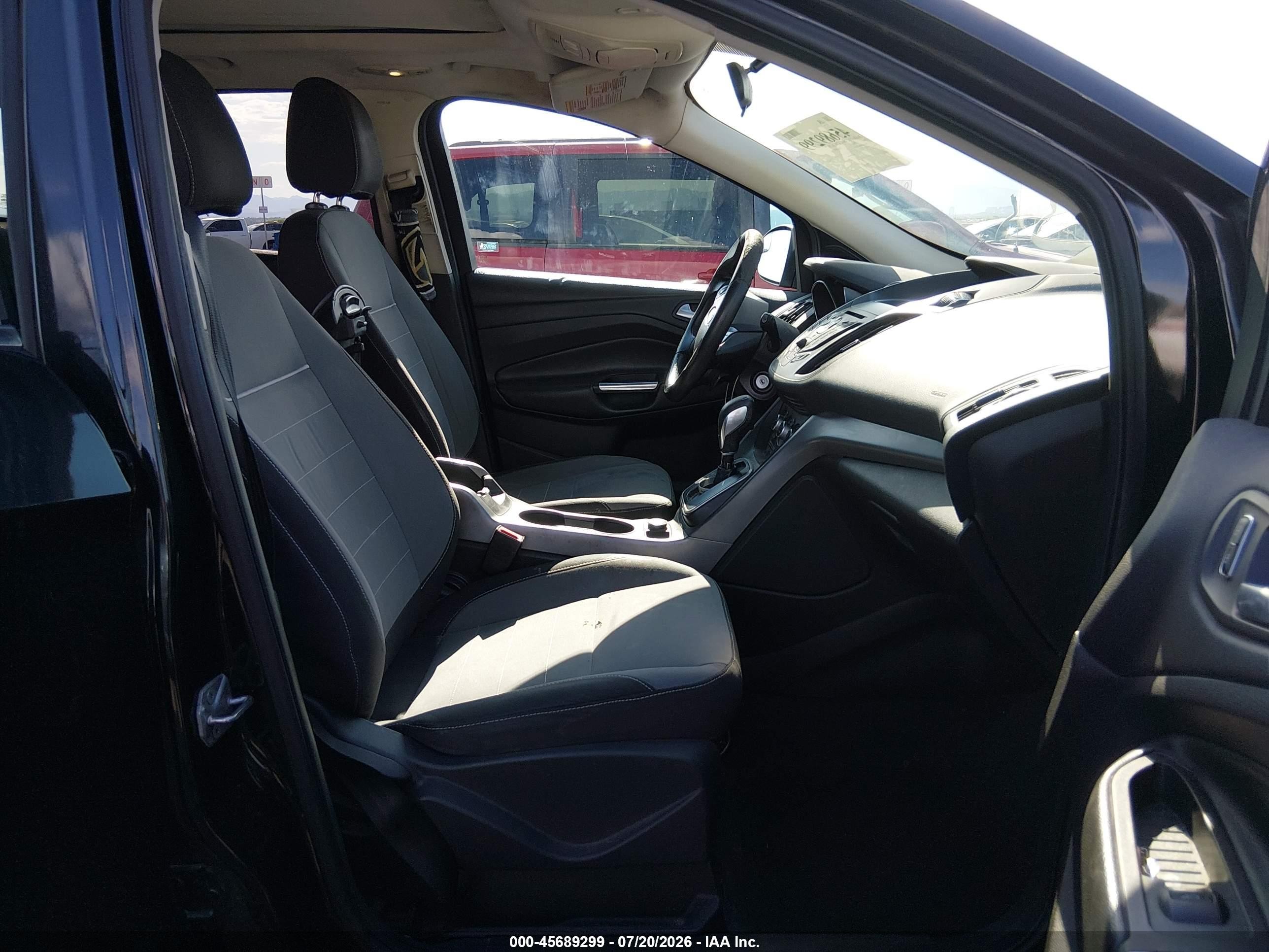 2014 Ford Escape Se Black vin: 1FMCU0GX5EUA94229