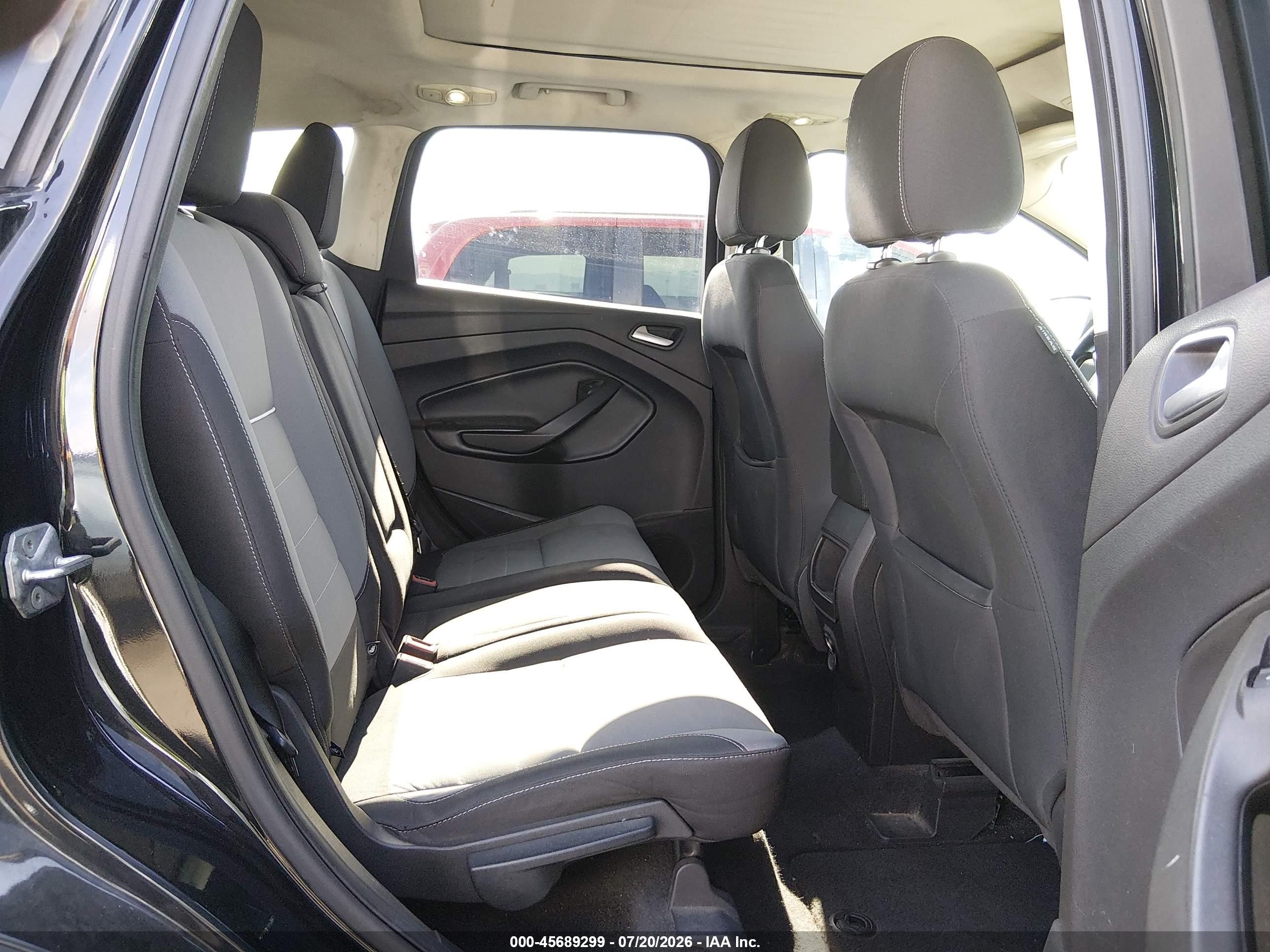 2014 Ford Escape Se Black vin: 1FMCU0GX5EUA94229