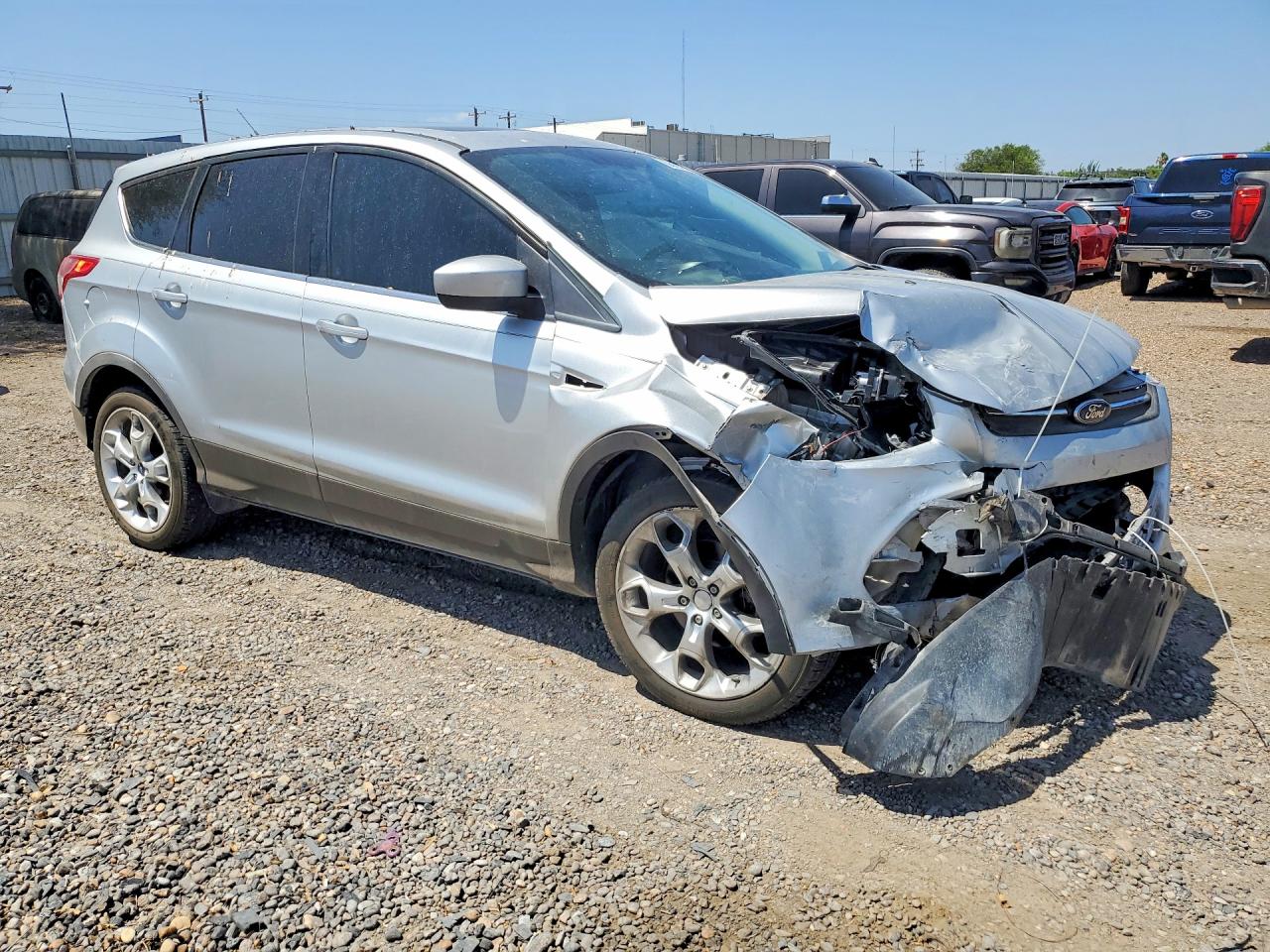 2014 Ford Escape Se Silver vin: 1FMCU0GX5EUA94408