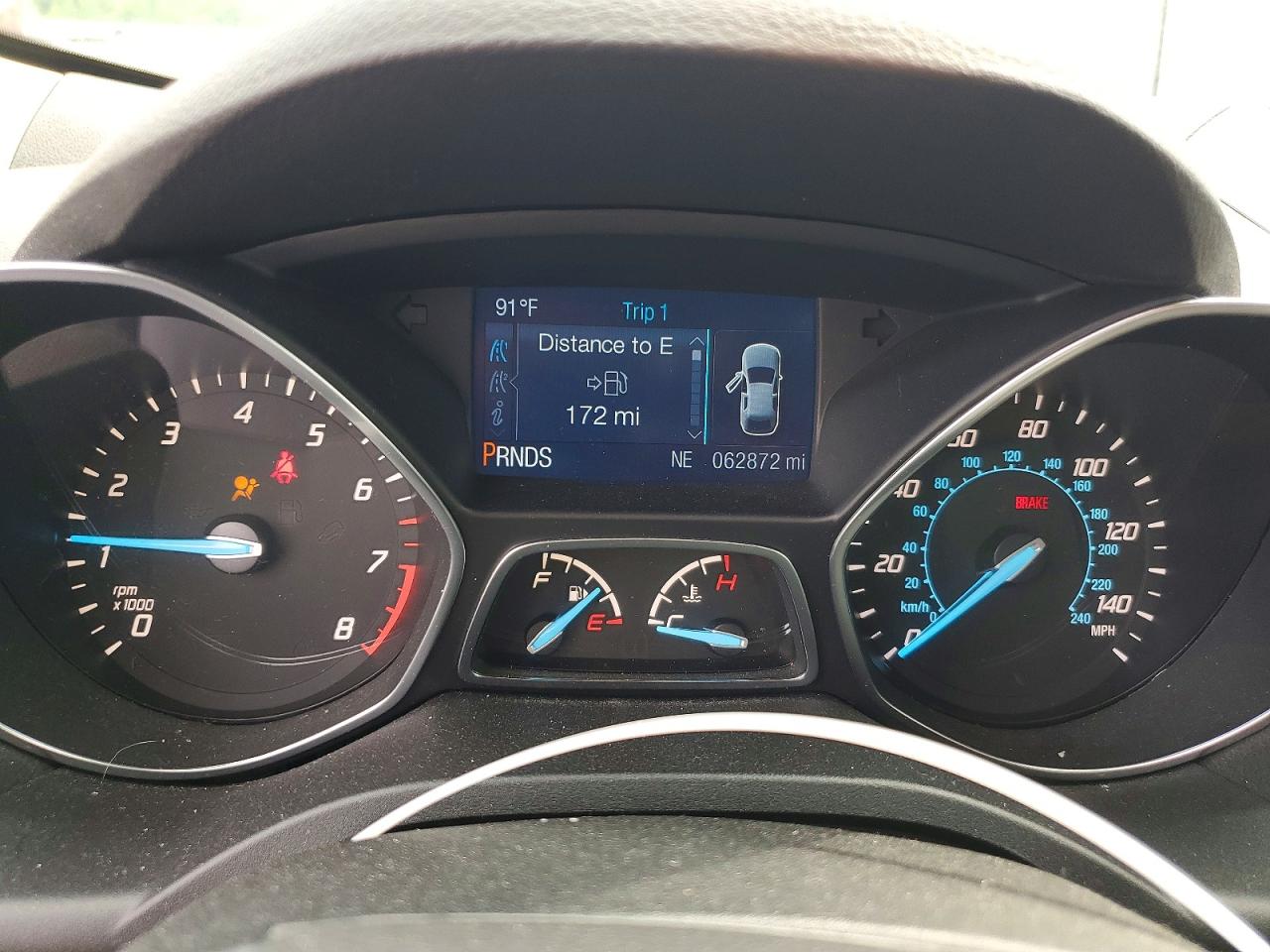 2014 Ford Escape Se Red vin: 1FMCU0GX5EUB04998