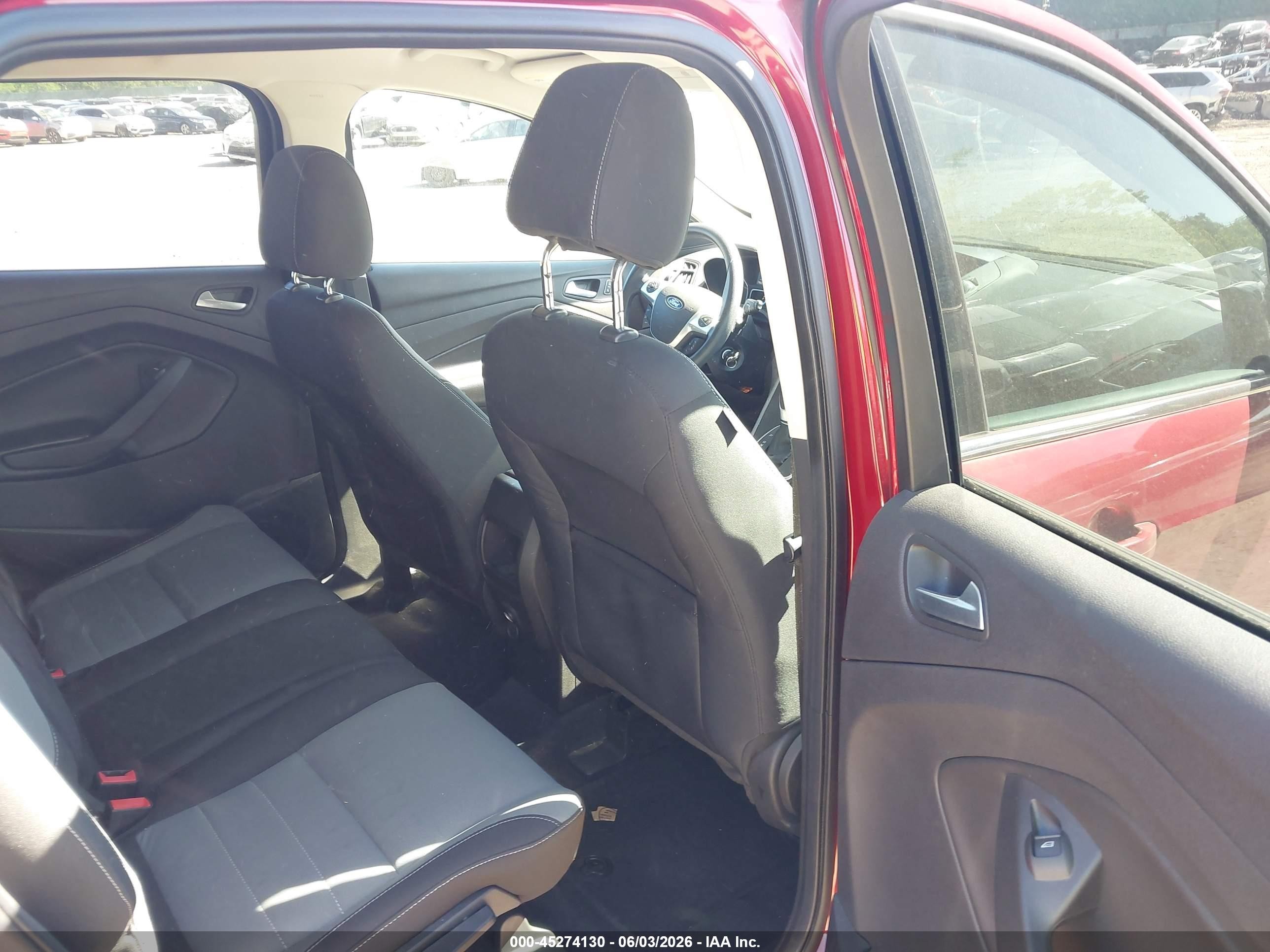 2014 Ford Escape Se Red vin: 1FMCU0GX5EUB20876