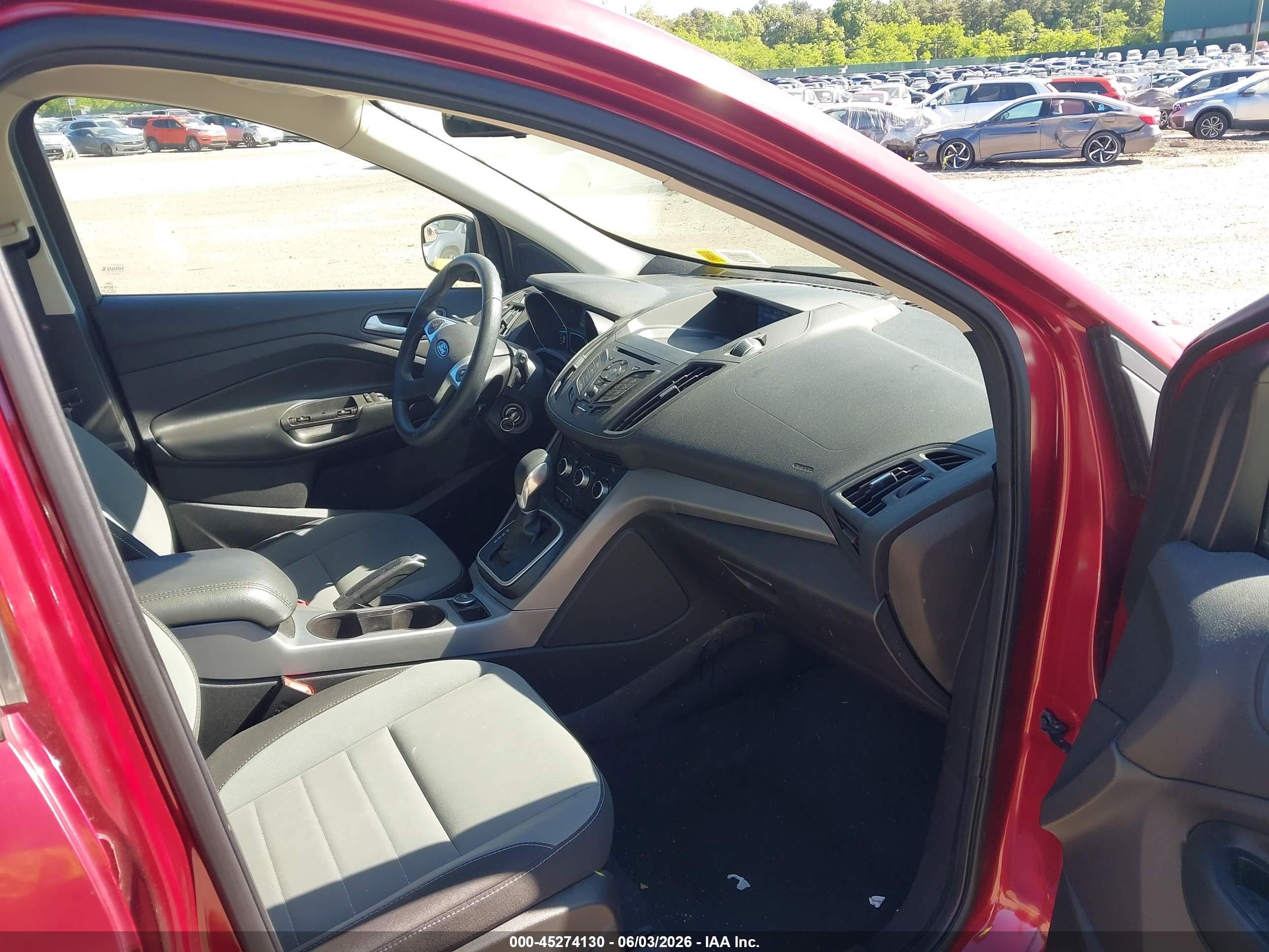 2014 Ford Escape Se Red vin: 1FMCU0GX5EUB20876
