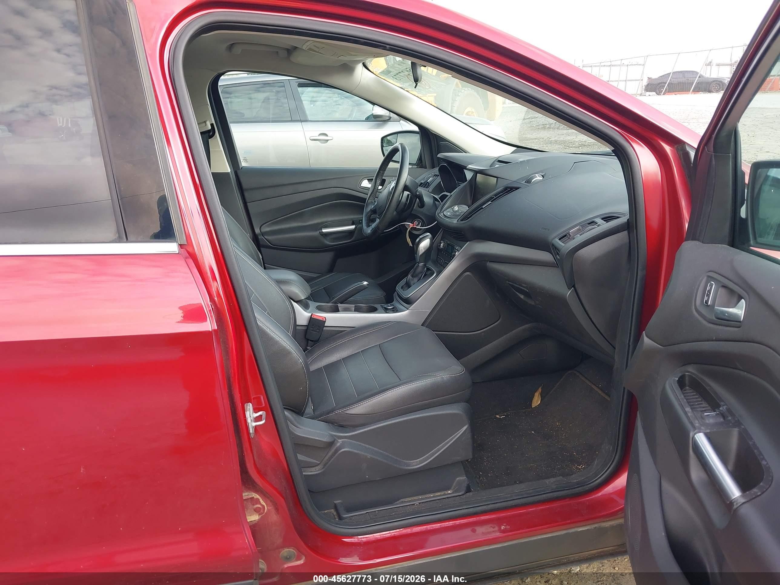 2014 Ford Escape Se Red vin: 1FMCU0GX5EUB55837