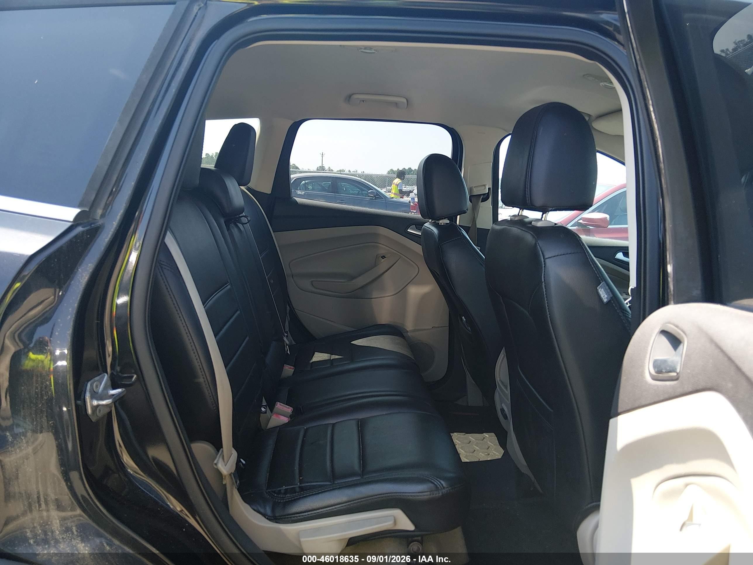 2014 Ford Escape Se Черный vin: 1FMCU0GX5EUB75991