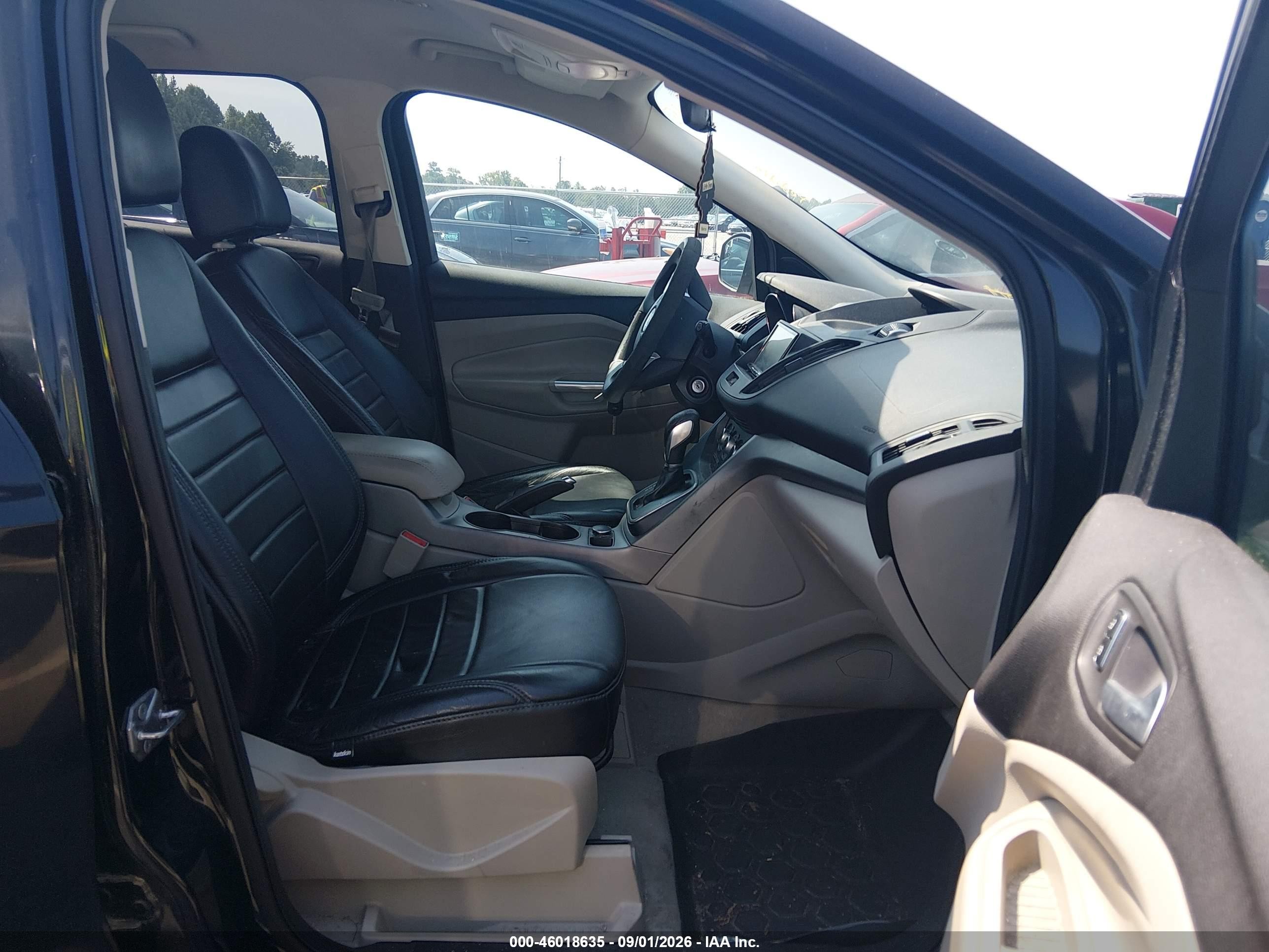 2014 Ford Escape Se Черный vin: 1FMCU0GX5EUB75991