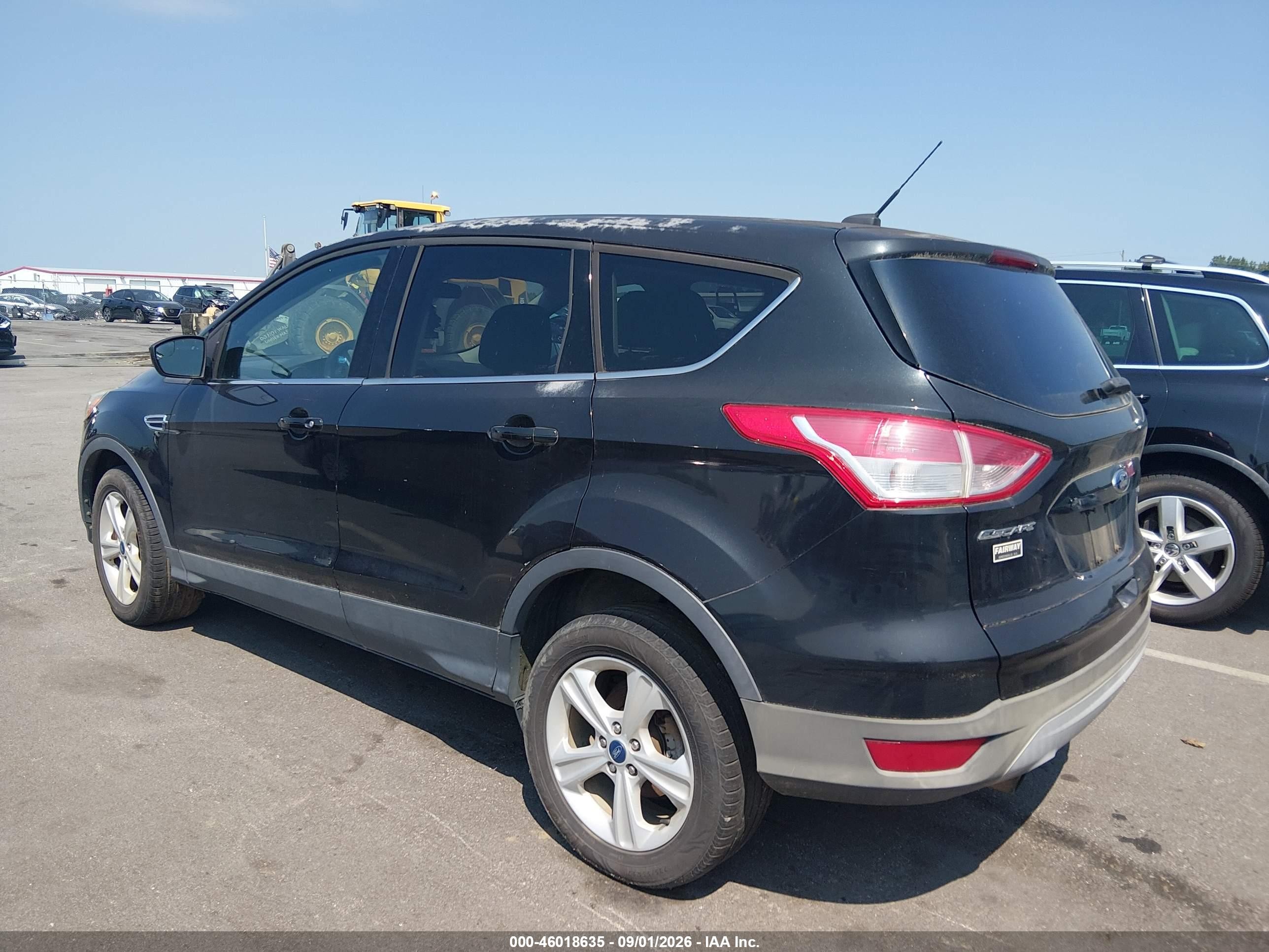 2014 Ford Escape Se Черный vin: 1FMCU0GX5EUB75991