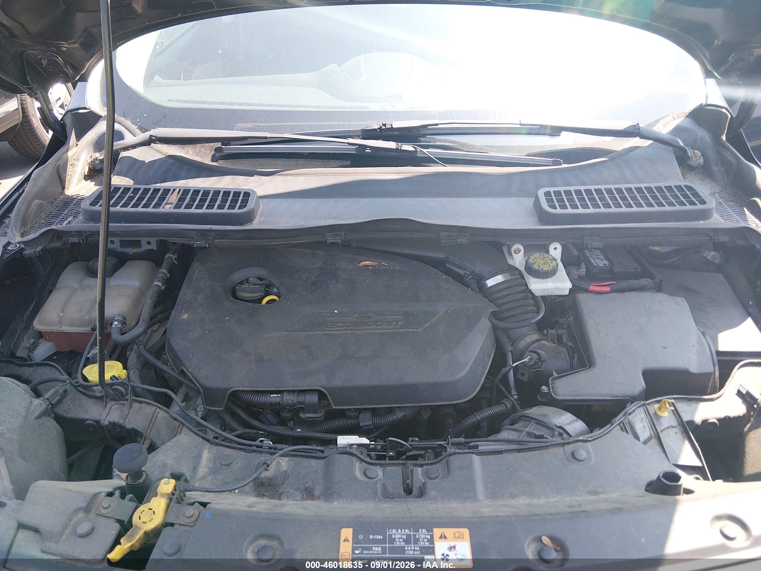 2014 Ford Escape Se Черный vin: 1FMCU0GX5EUB75991