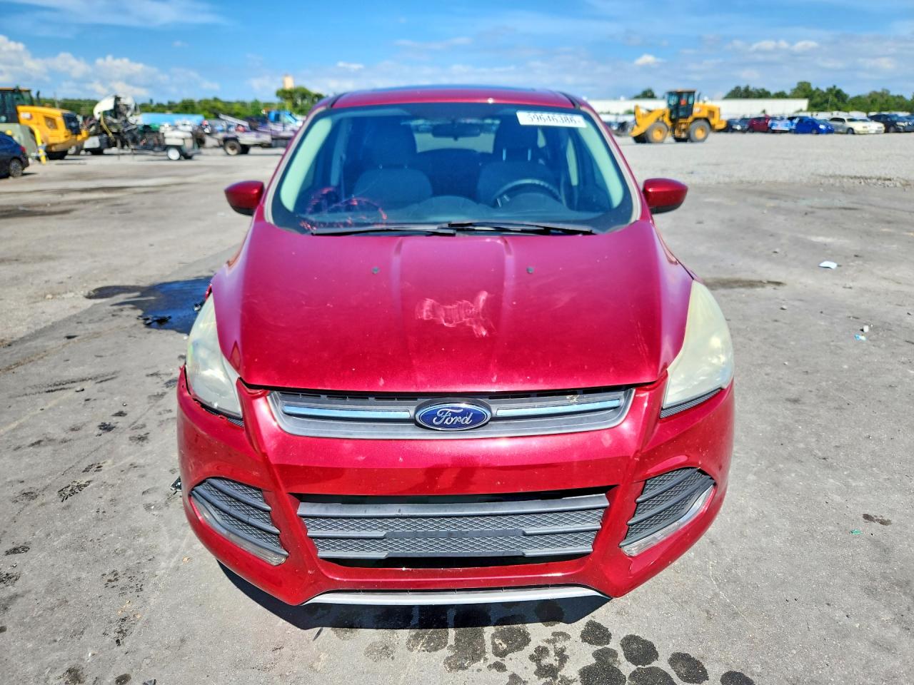 2014 Ford Escape Se Red vin: 1FMCU0GX5EUB92709
