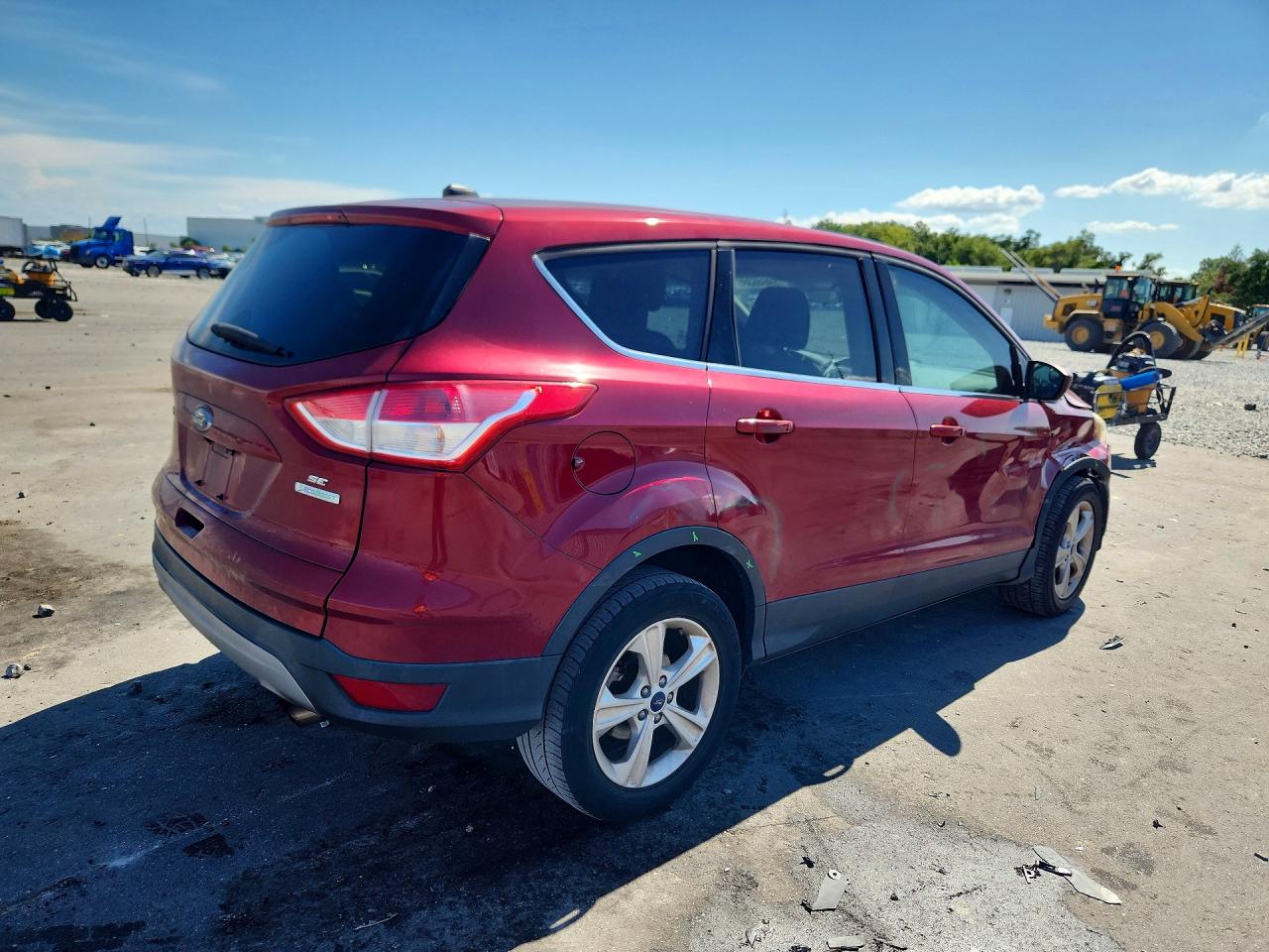 2014 Ford Escape Se Red vin: 1FMCU0GX5EUB92709