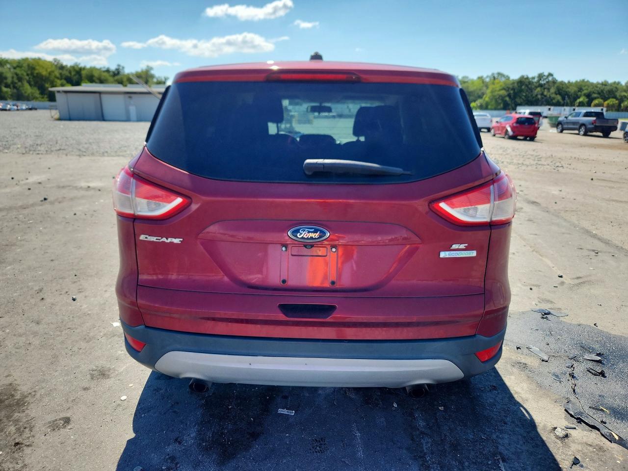2014 Ford Escape Se Red vin: 1FMCU0GX5EUB92709