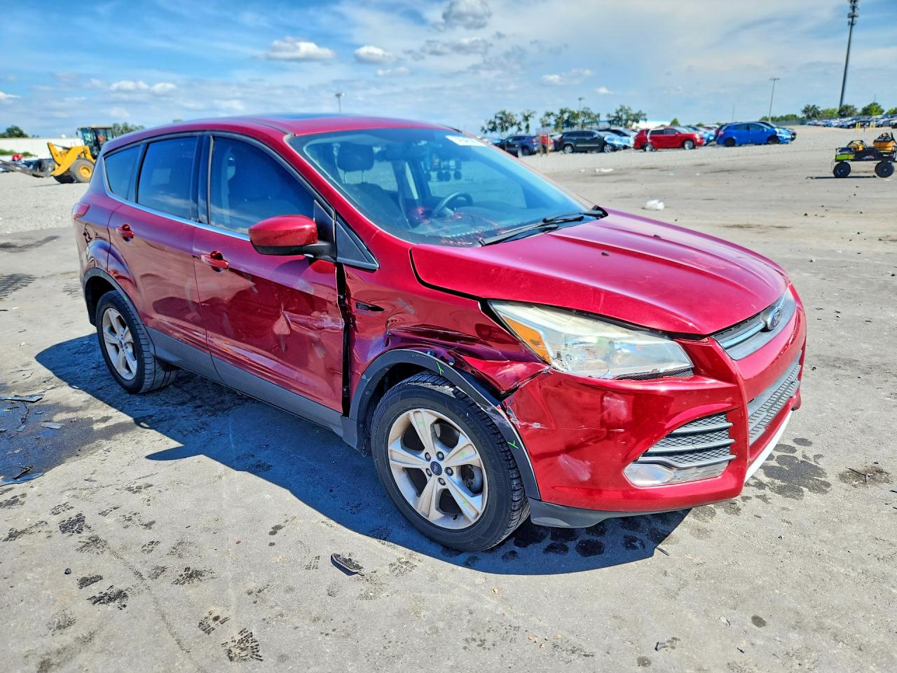2014 Ford Escape Se Red vin: 1FMCU0GX5EUB92709