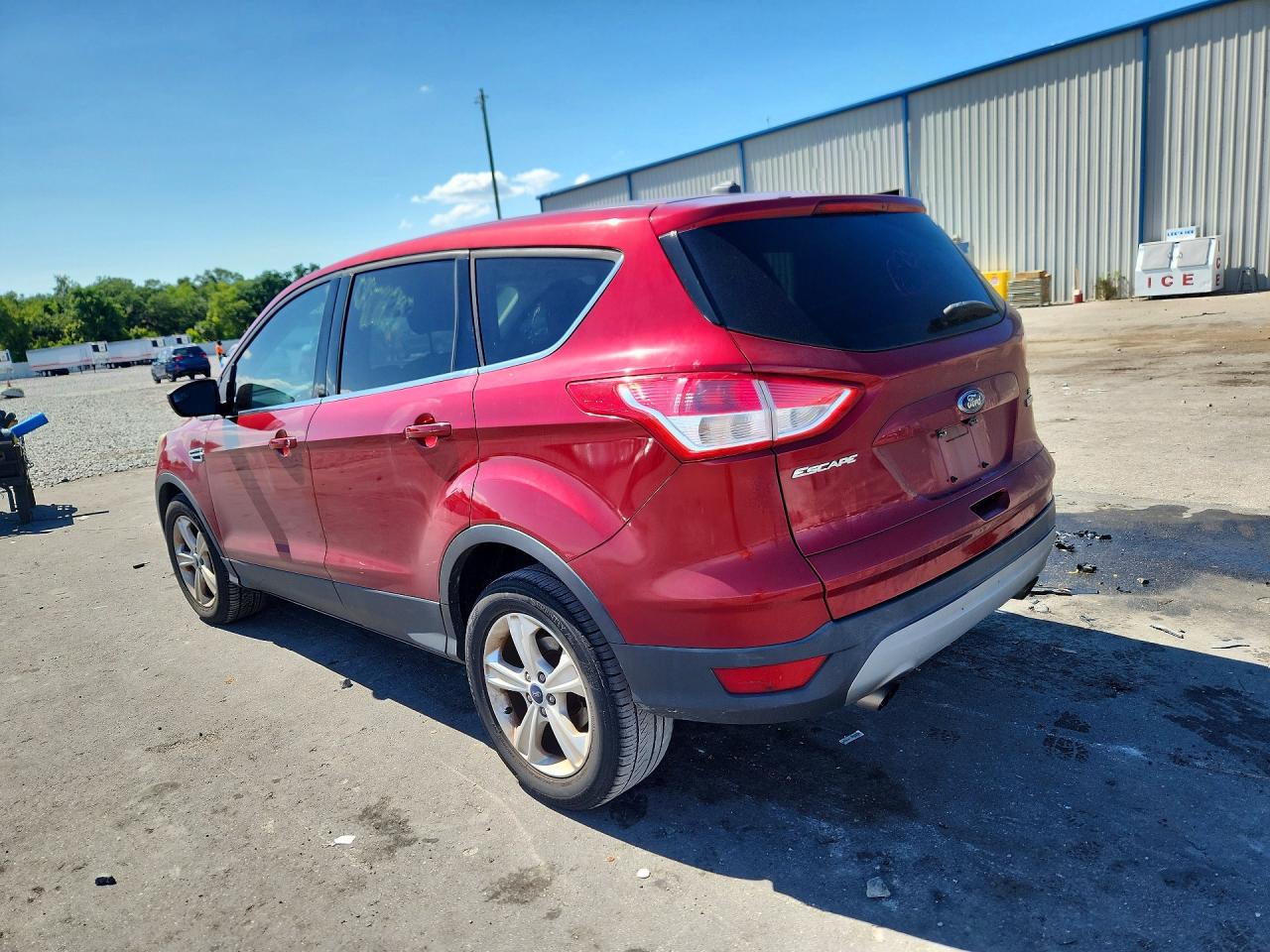 2014 Ford Escape Se Red vin: 1FMCU0GX5EUB92709
