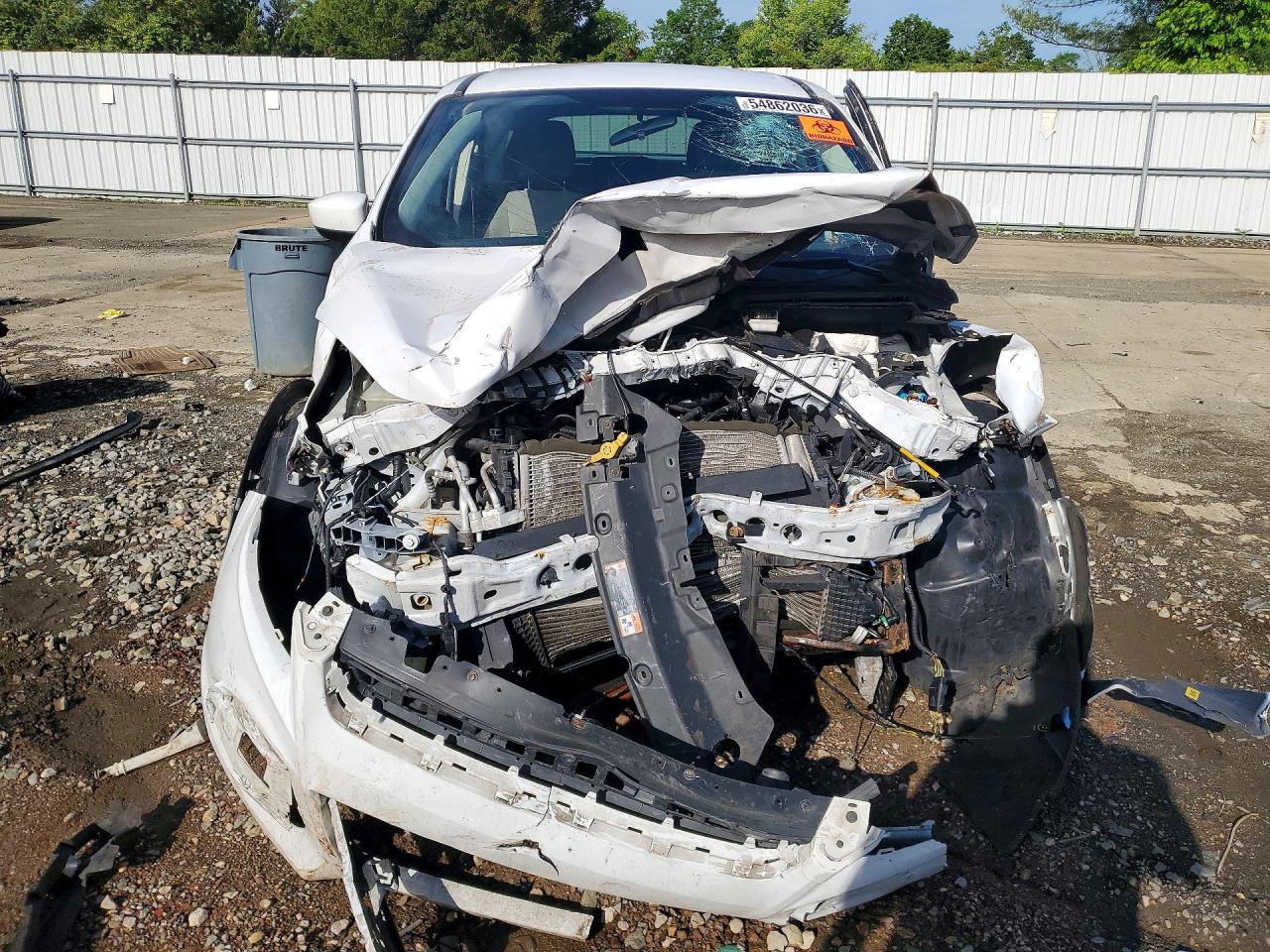 2014 Ford Escape Se White vin: 1FMCU0GX5EUC45960