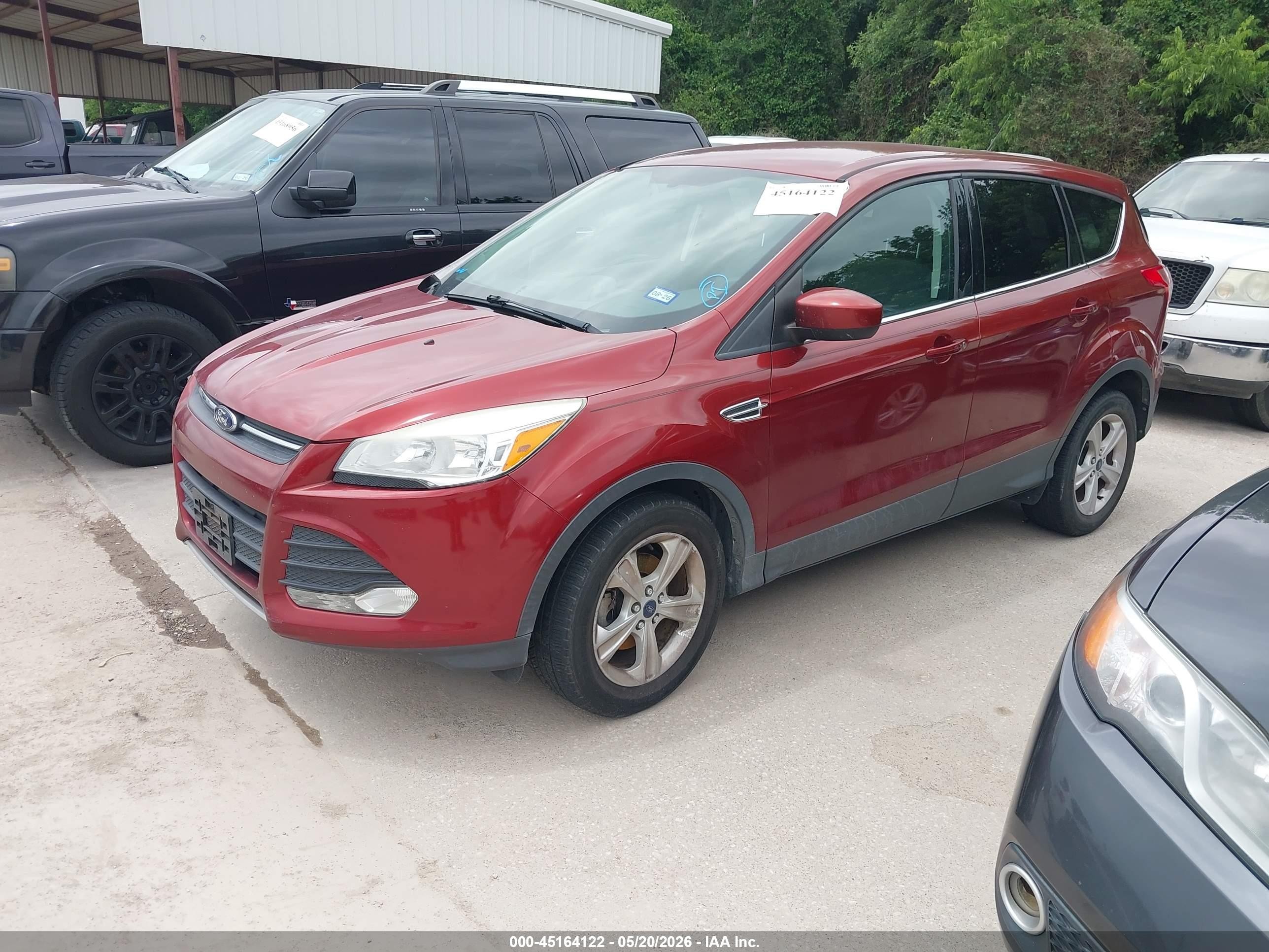 2014 Ford Escape Se Red vin: 1FMCU0GX5EUC50768