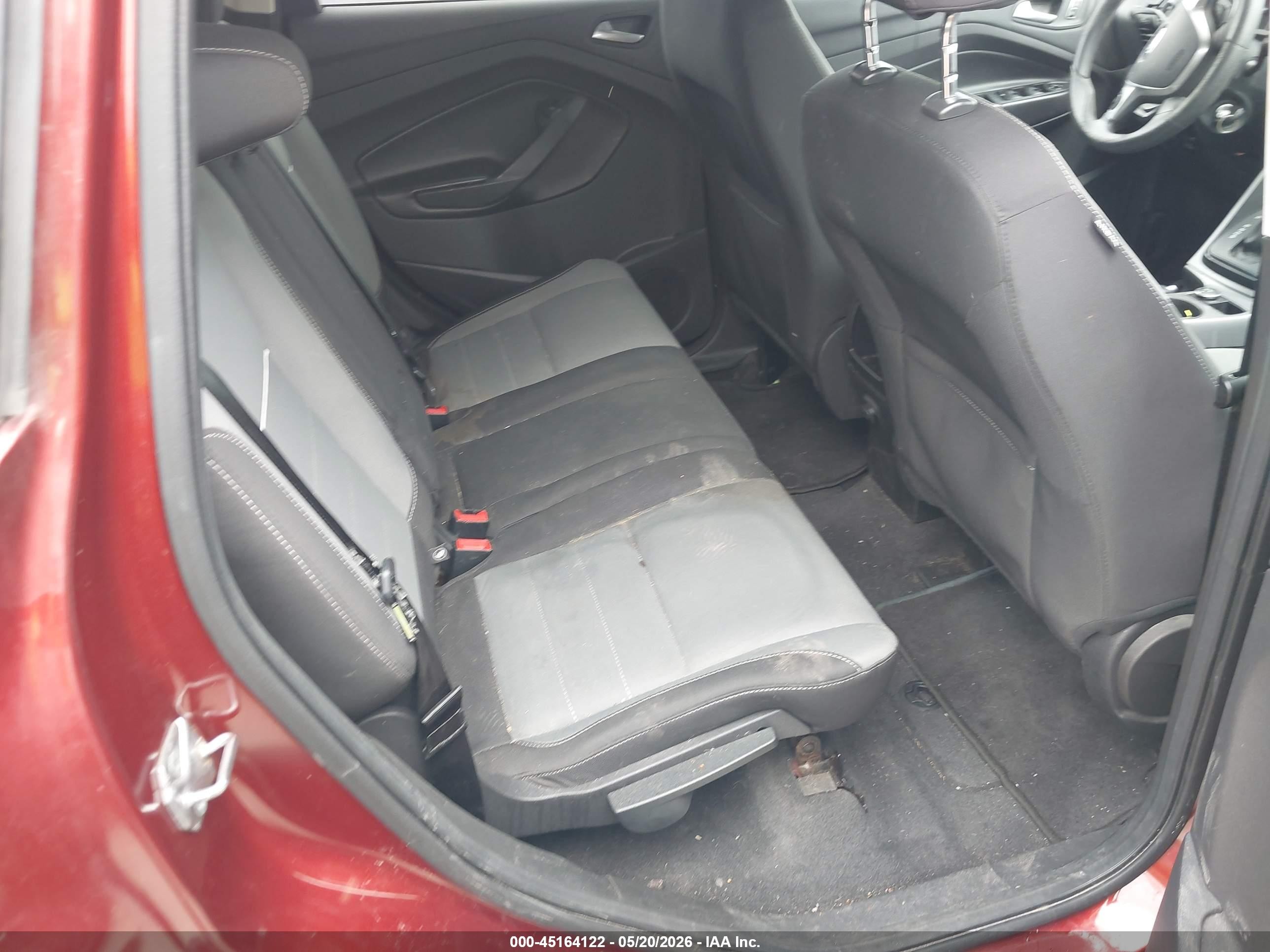 2014 Ford Escape Se Red vin: 1FMCU0GX5EUC50768