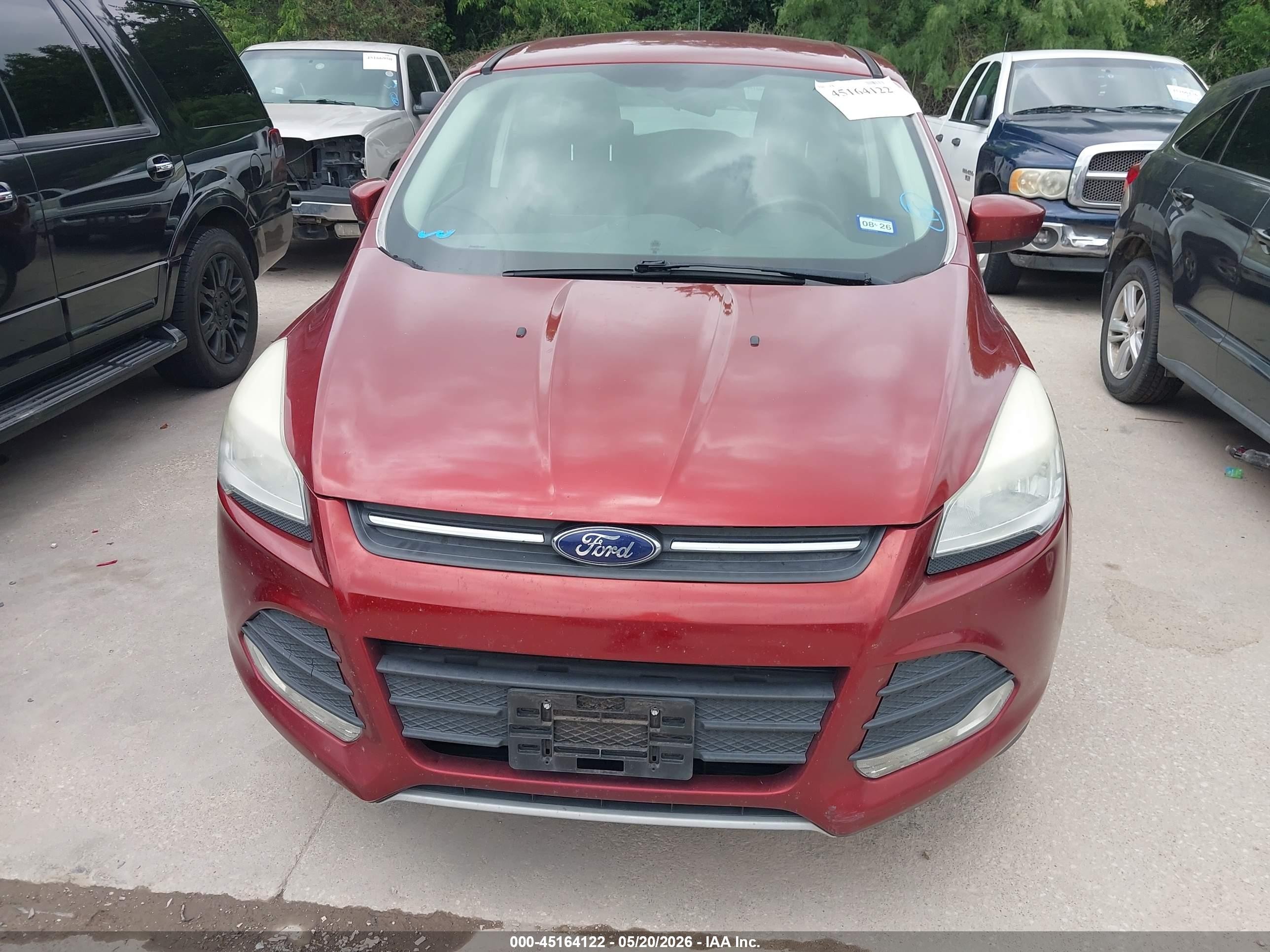 2014 Ford Escape Se Red vin: 1FMCU0GX5EUC50768