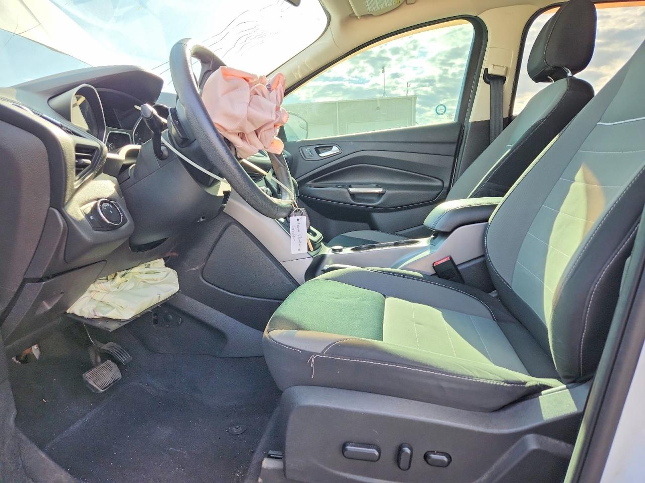 2014 Ford Escape Se White vin: 1FMCU0GX5EUC55369