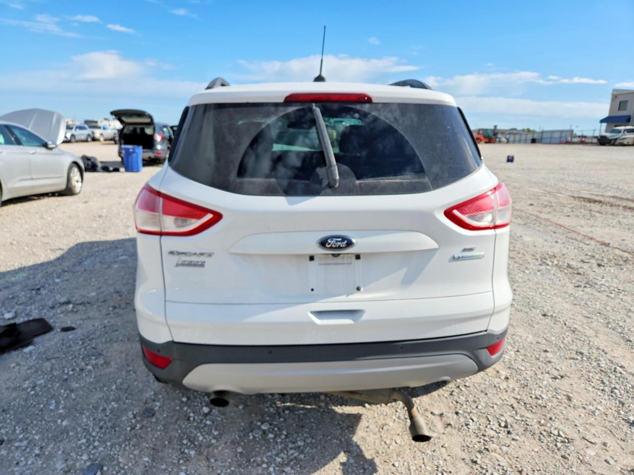 2014 Ford Escape Se White vin: 1FMCU0GX5EUC55369