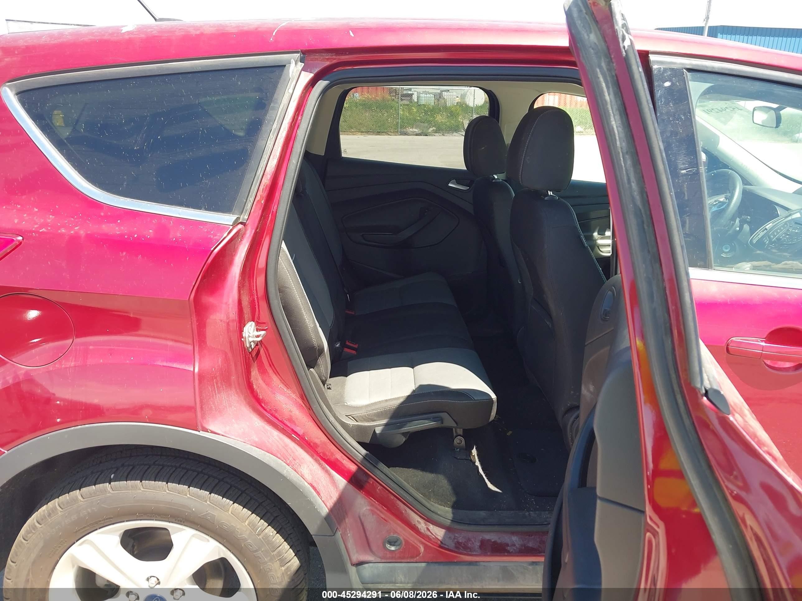 2014 Ford Escape Se Red vin: 1FMCU0GX5EUC99694
