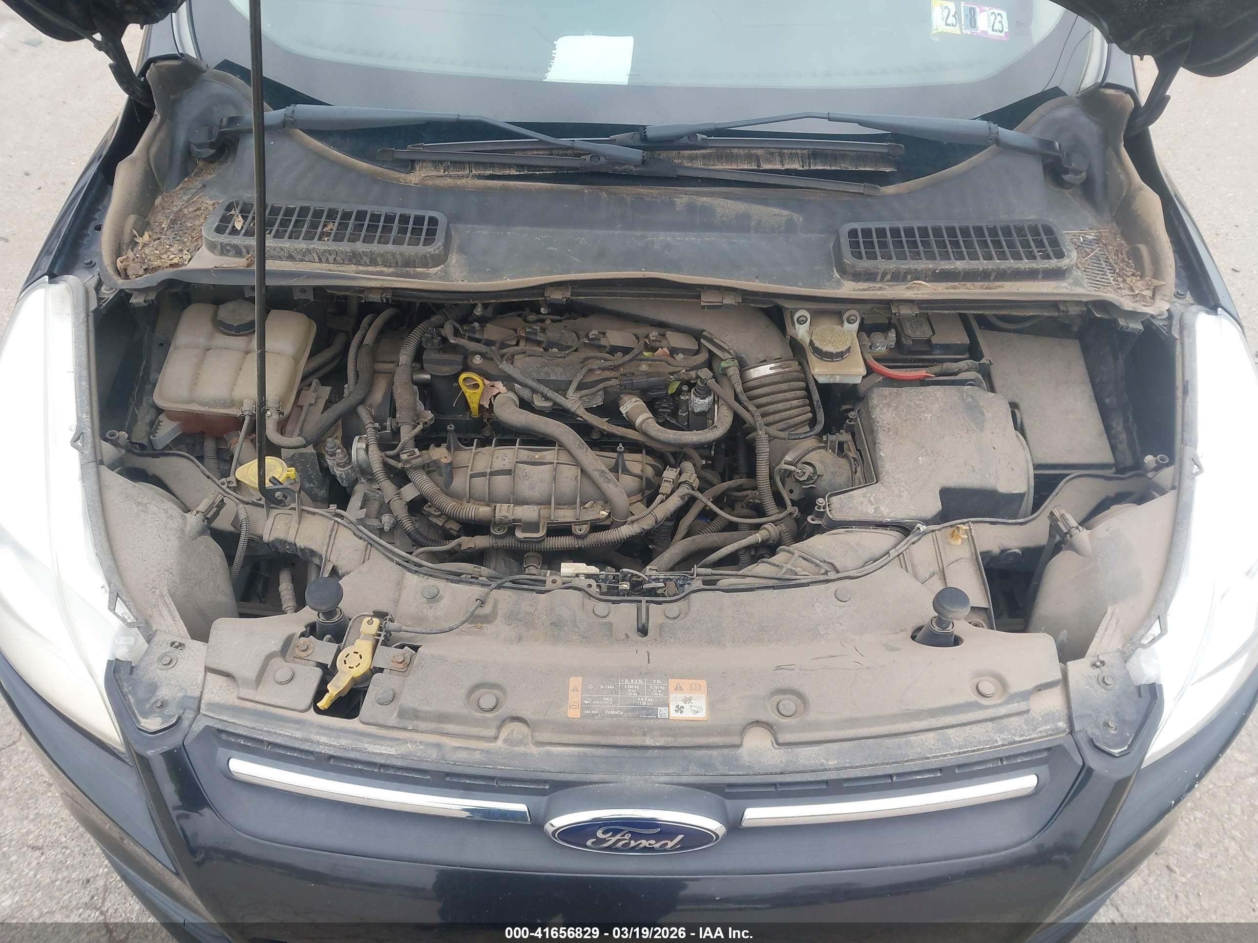 2014 Ford Escape Se Black vin: 1FMCU0GX5EUD52037