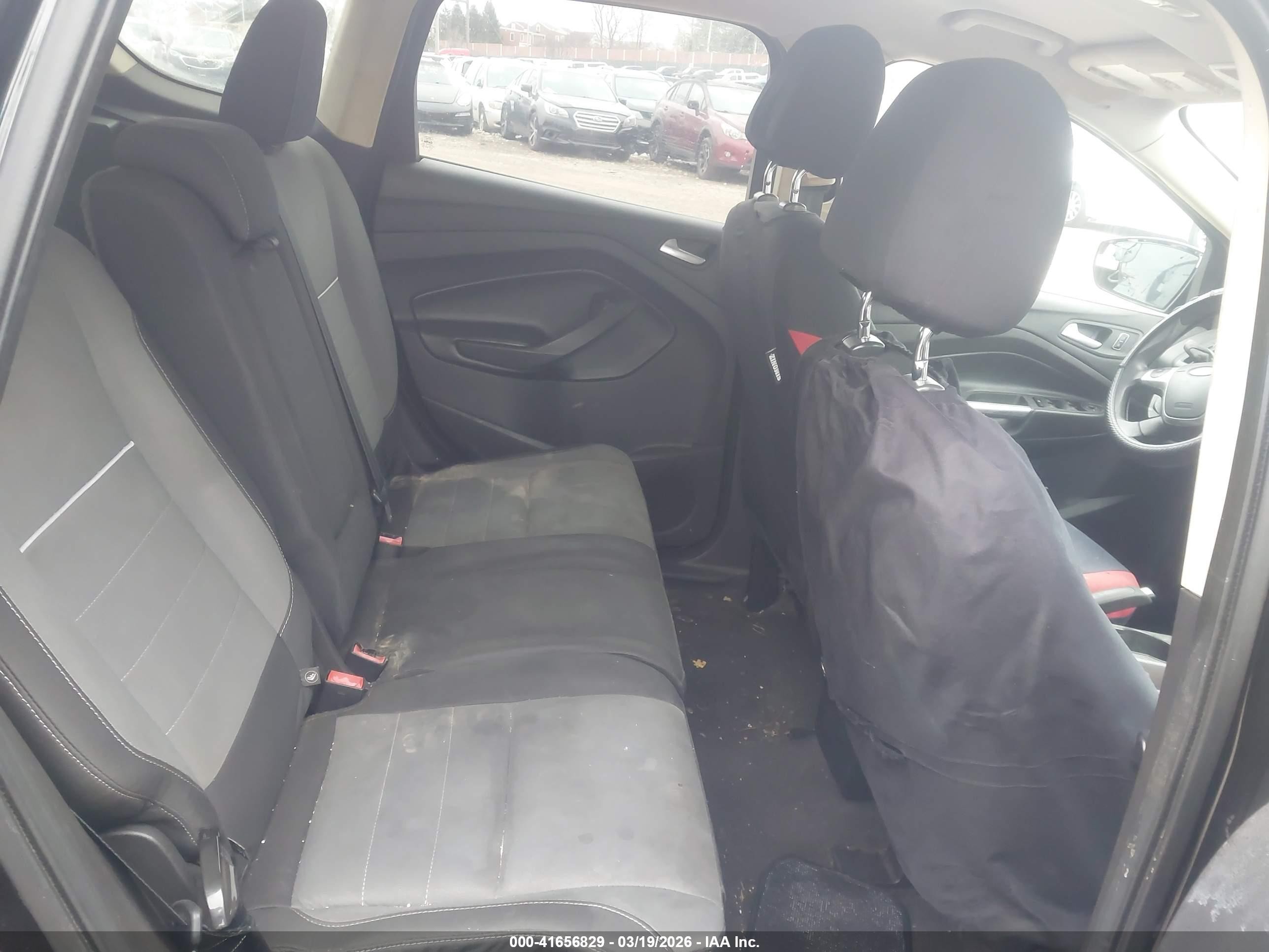 2014 Ford Escape Se Black vin: 1FMCU0GX5EUD52037