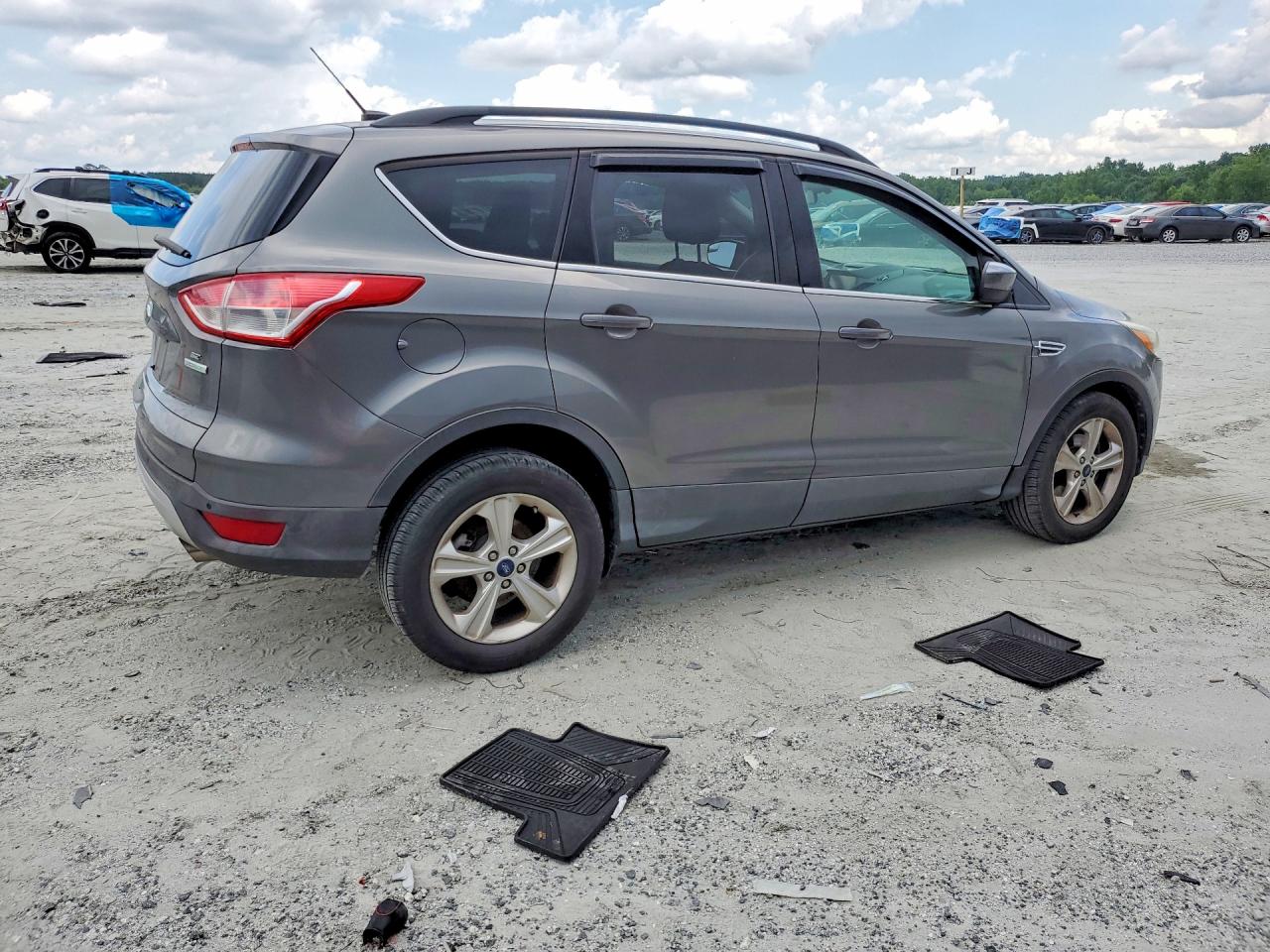 2014 Ford Escape Se Gray vin: 1FMCU0GX5EUE07022