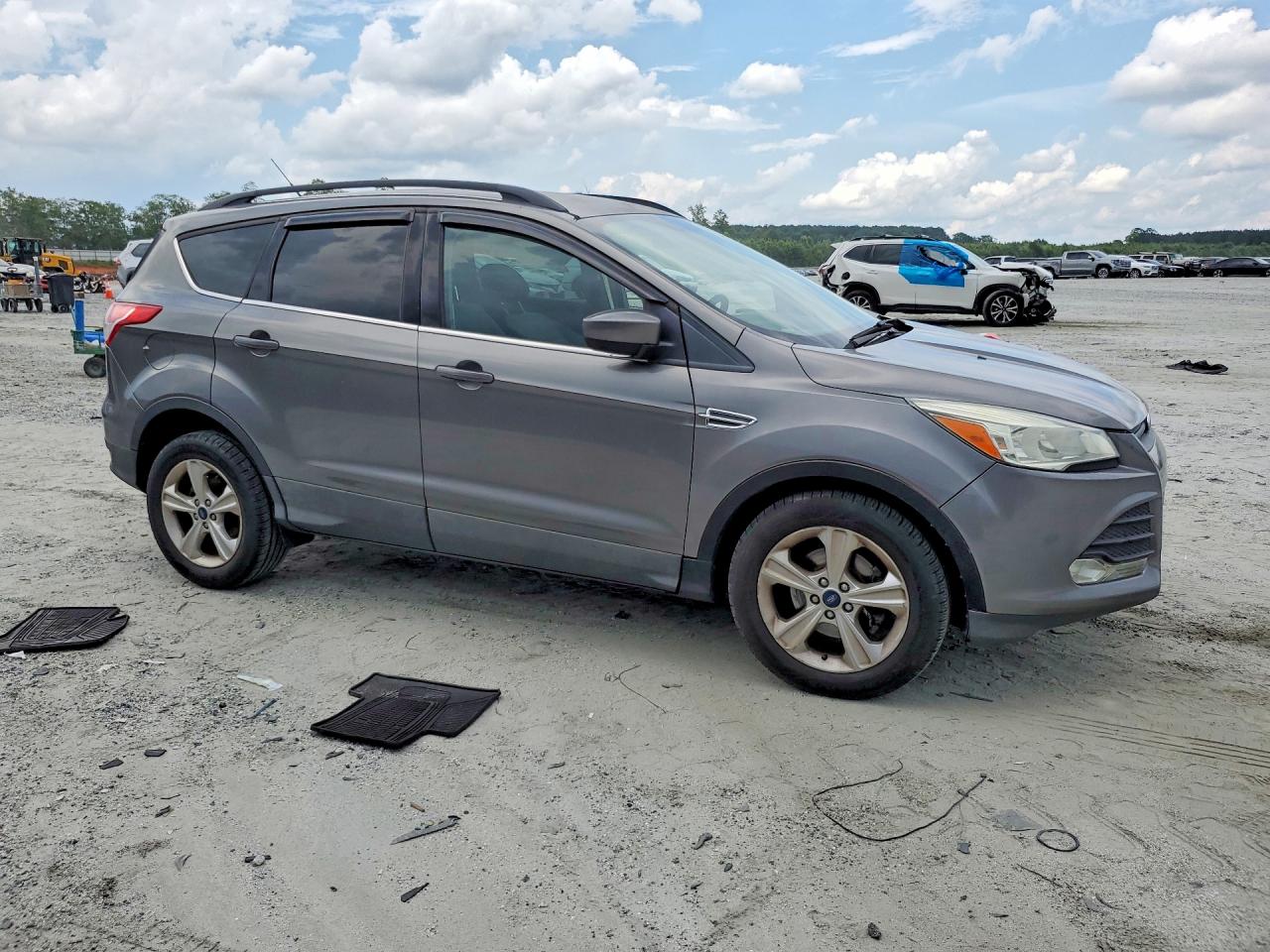 2014 Ford Escape Se Gray vin: 1FMCU0GX5EUE07022