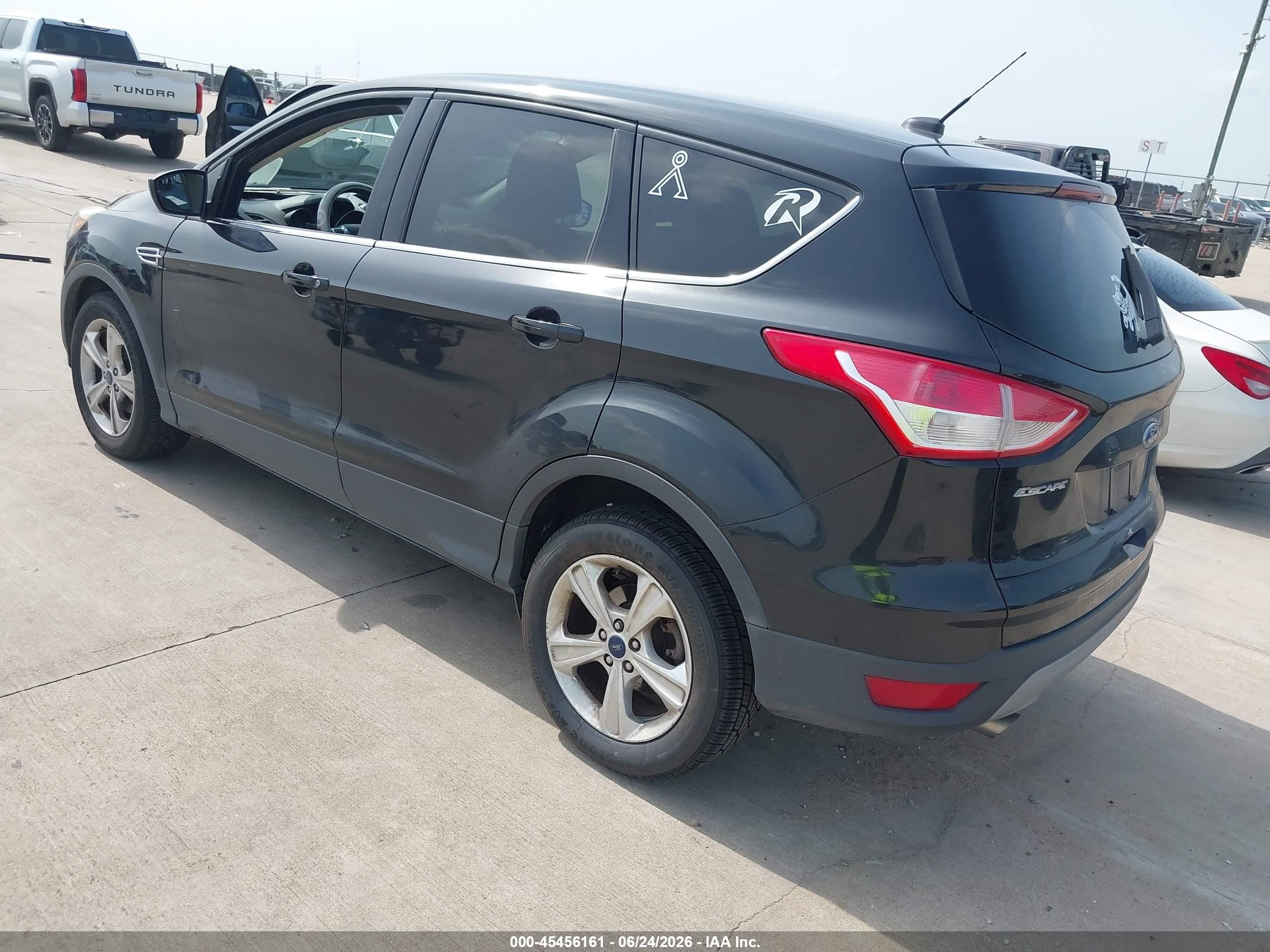 2014 Ford Escape Se Black vin: 1FMCU0GX5EUE11149