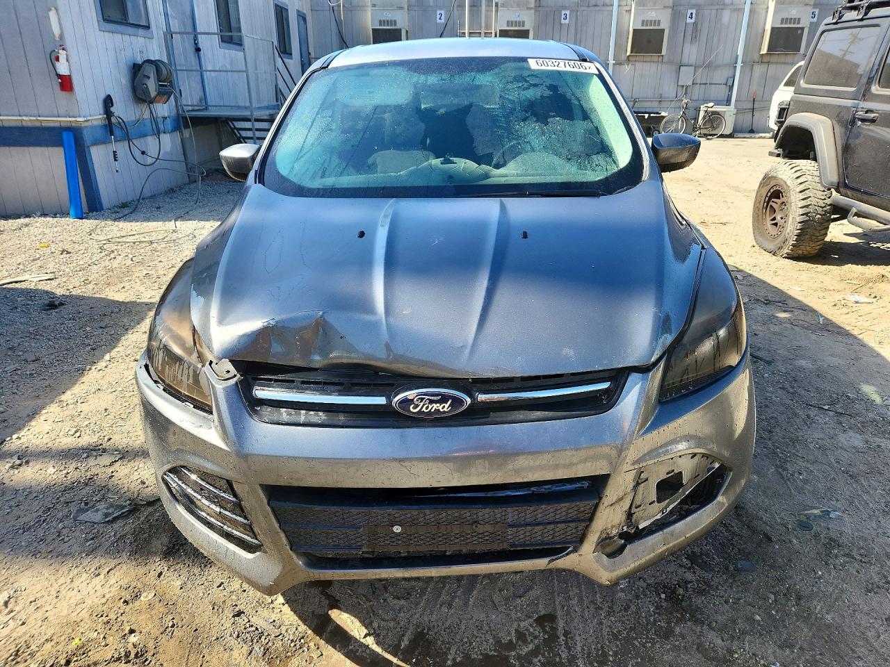 2014 Ford Escape Se Gray vin: 1FMCU0GX5EUE13872