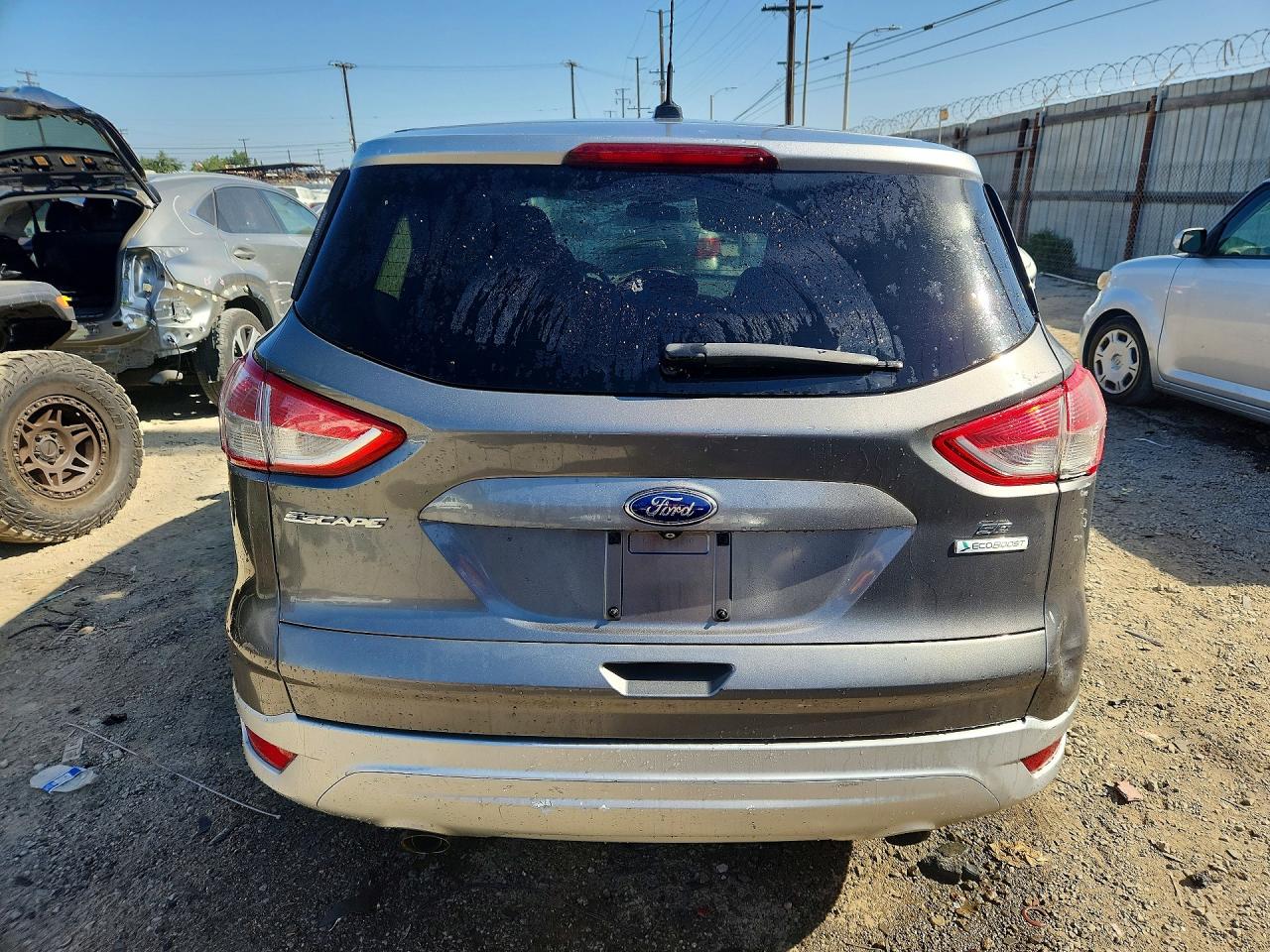 2014 Ford Escape Se Gray vin: 1FMCU0GX5EUE13872