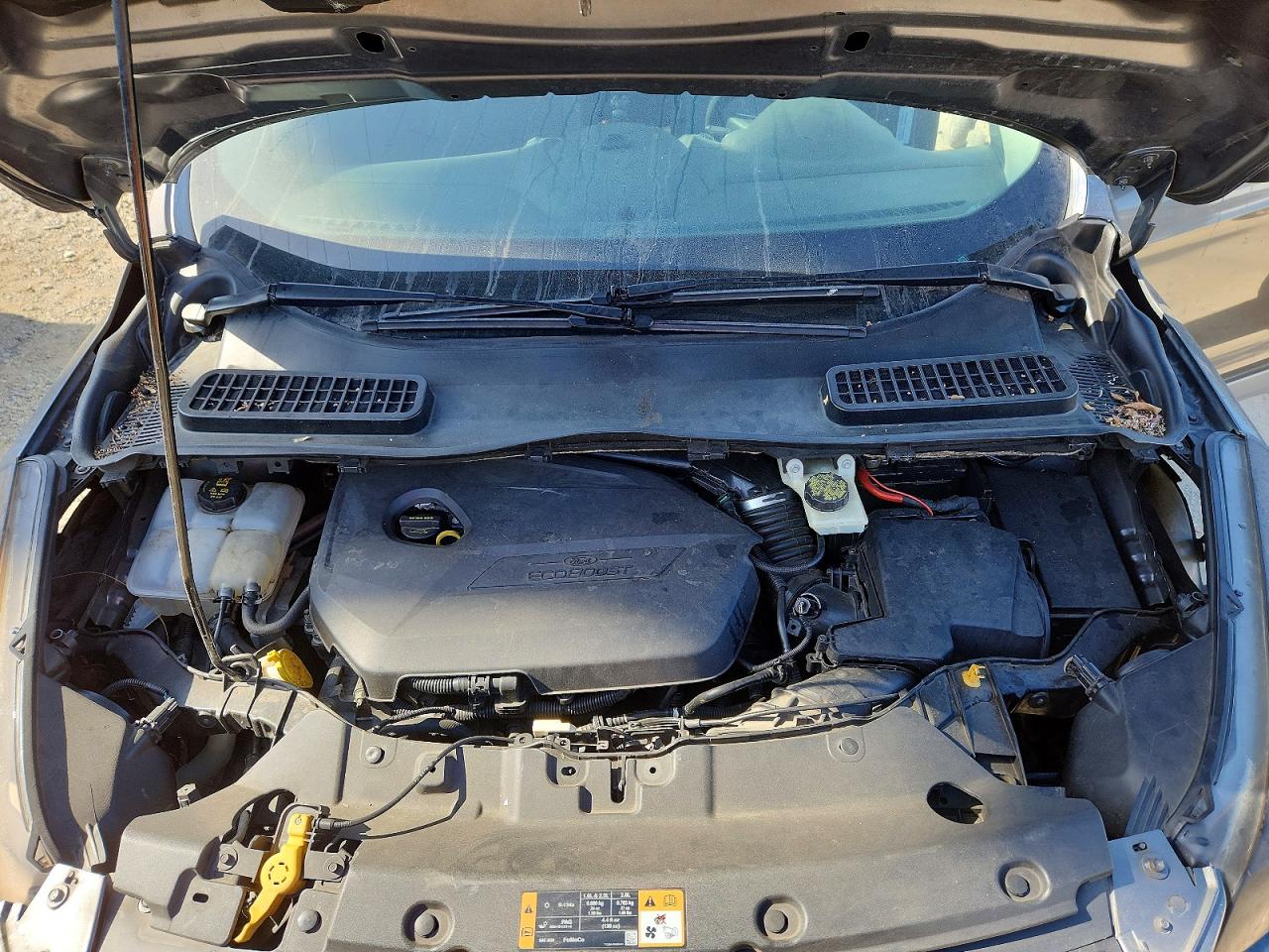 2014 Ford Escape Se Gray vin: 1FMCU0GX5EUE13872