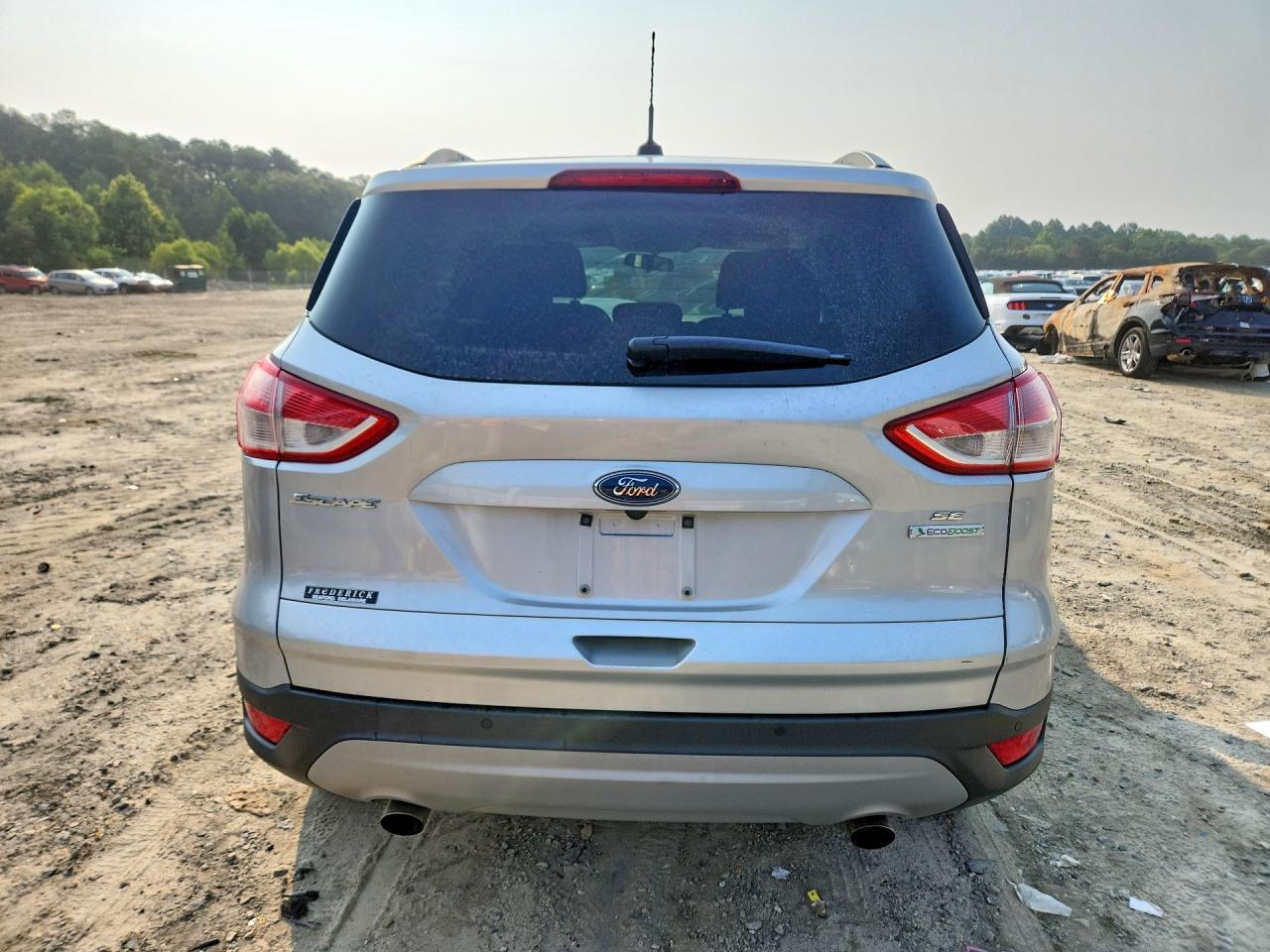 2015 Ford Escape Se Silver vin: 1FMCU0GX5FUA37661