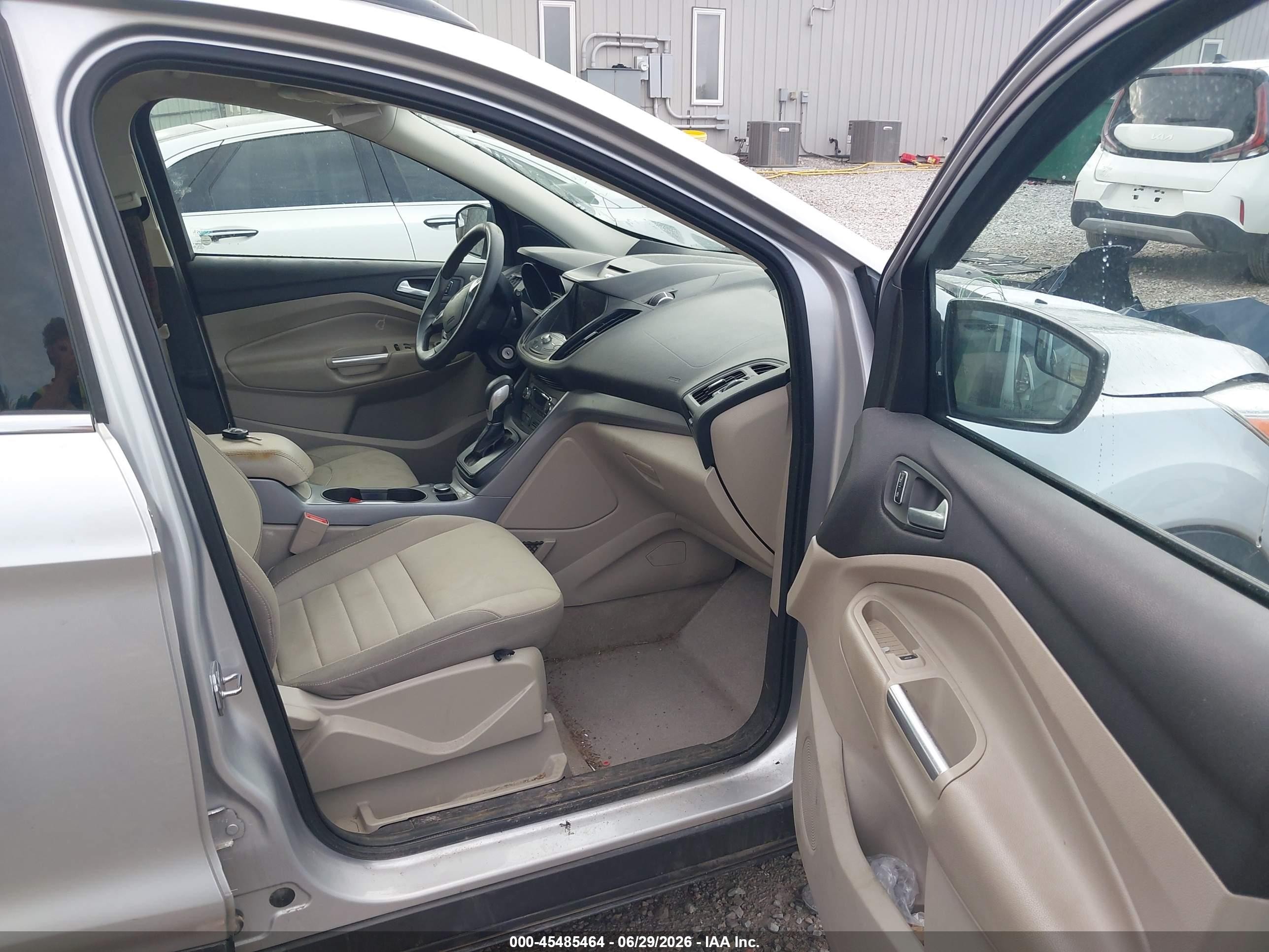 2015 Ford Escape Se Silver vin: 1FMCU0GX5FUA38776